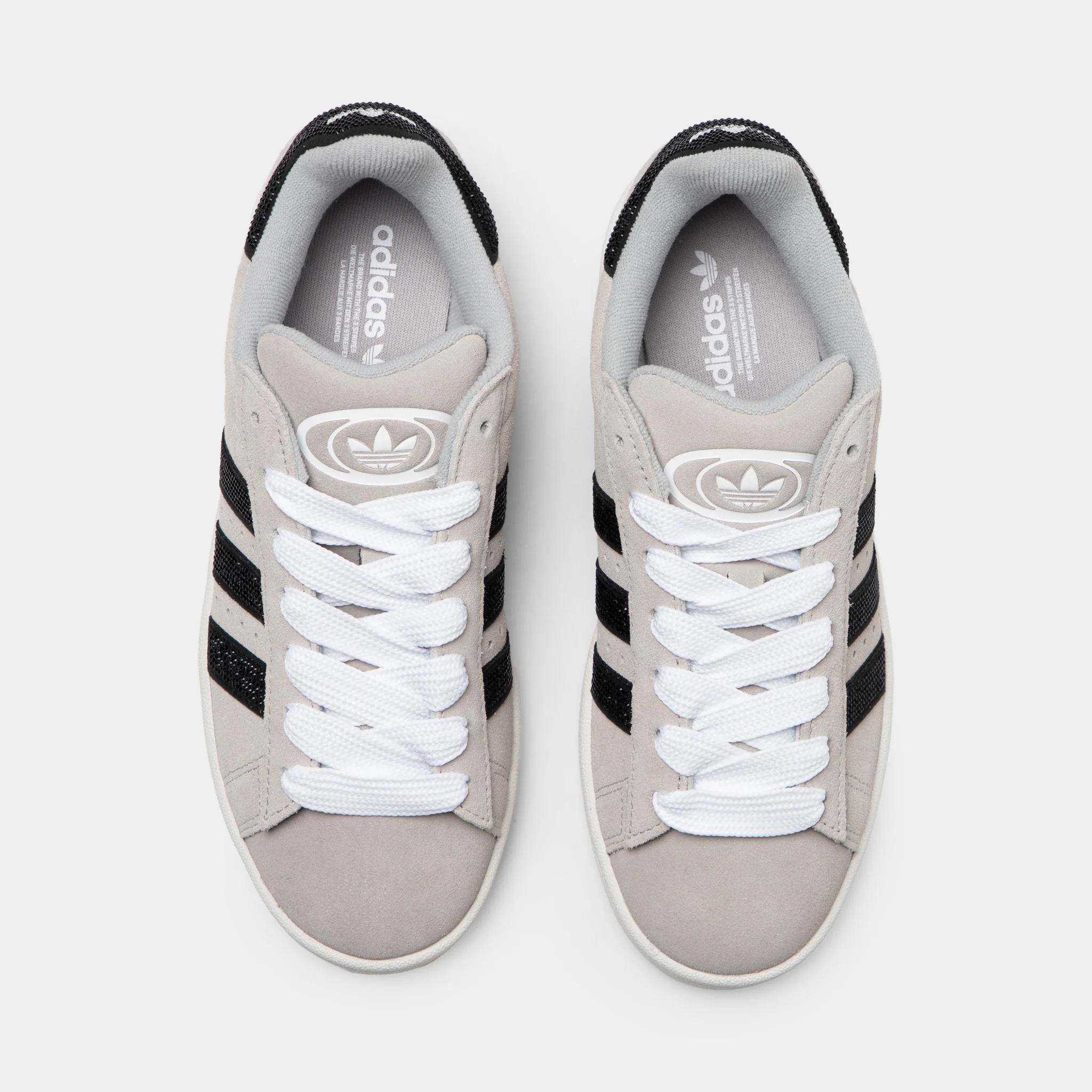 adidas Women's Campus Grey / Black - Silver Metallic - Image 5