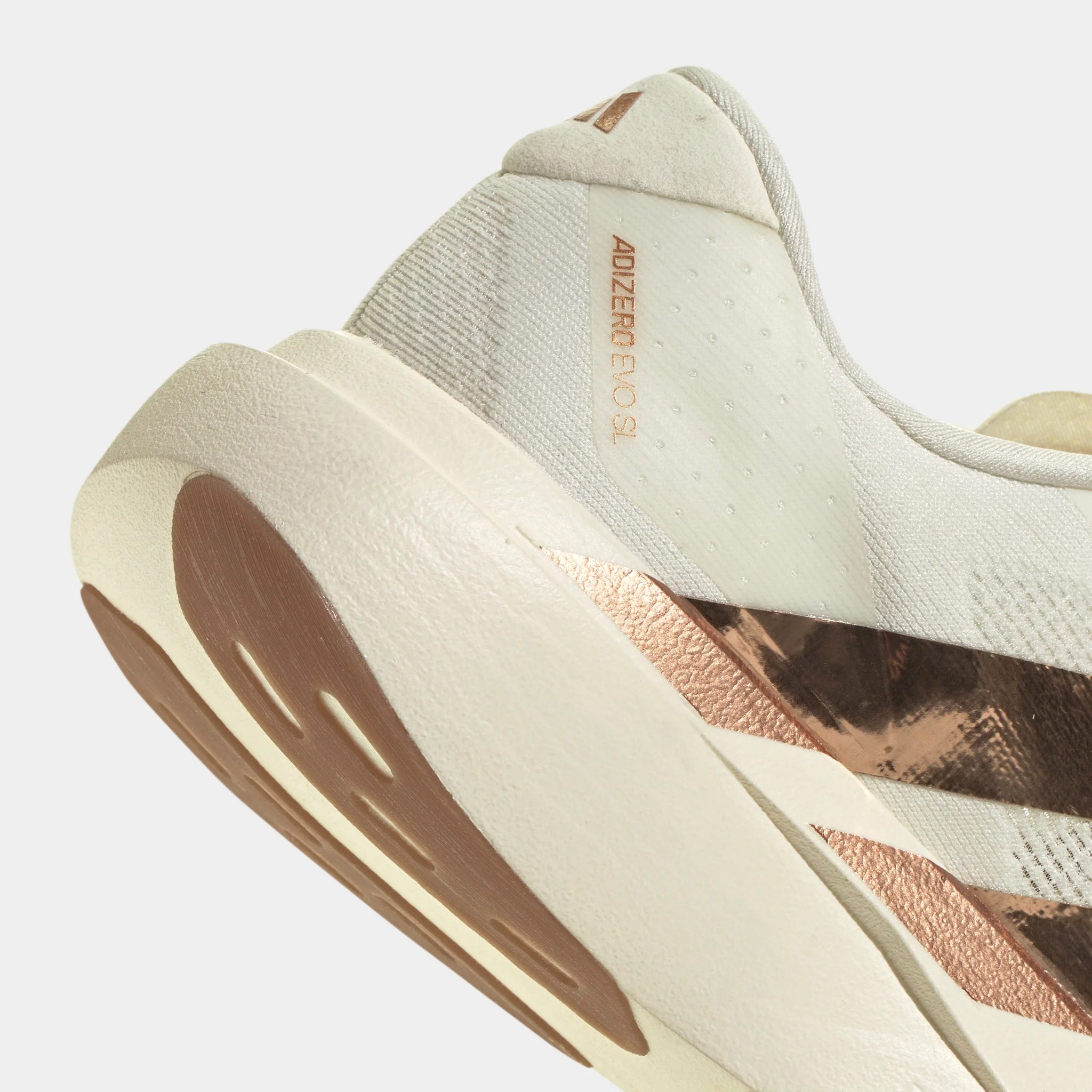 adidas Women's Evo SL Off White / Light Copper Metallic - Blush Pink - Image 6