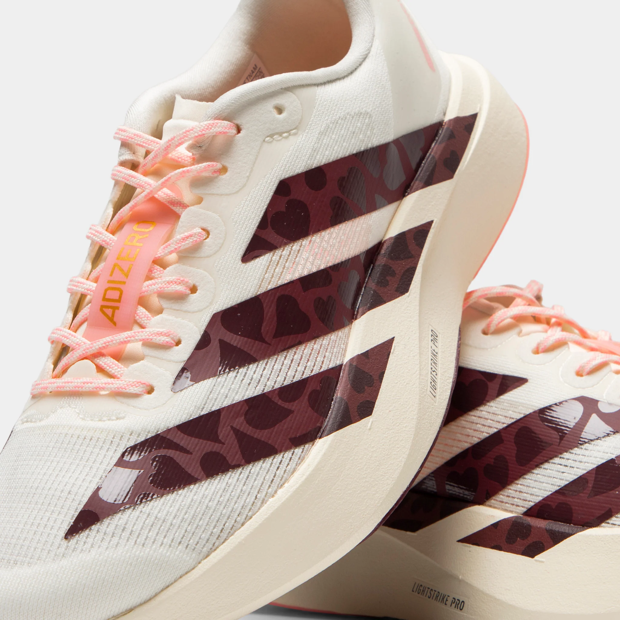 adidas Women's Evo SL Off White / Shadow Red - Pink Spark - Image 3