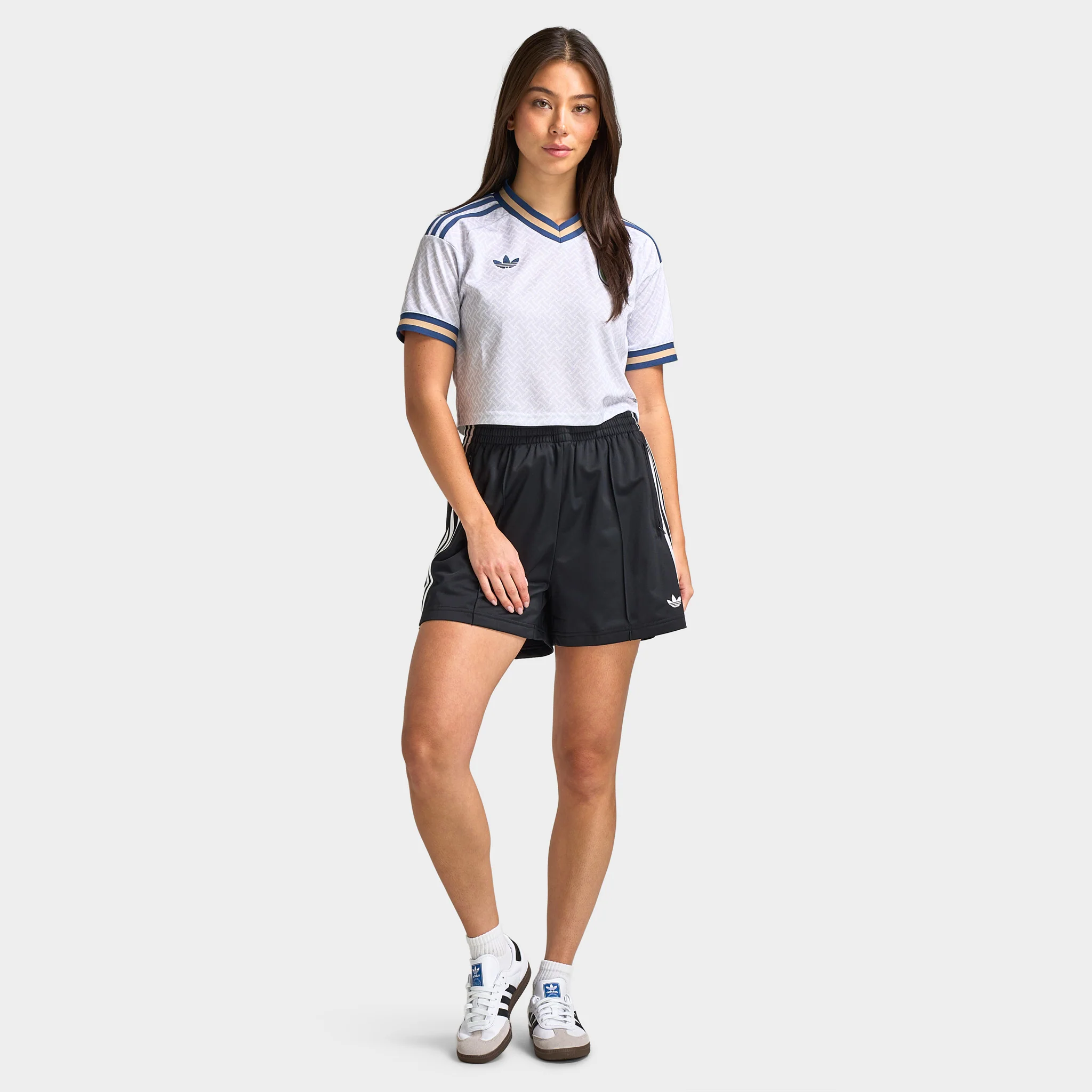 adidas Women's Firebird Short Black / White - Image 6