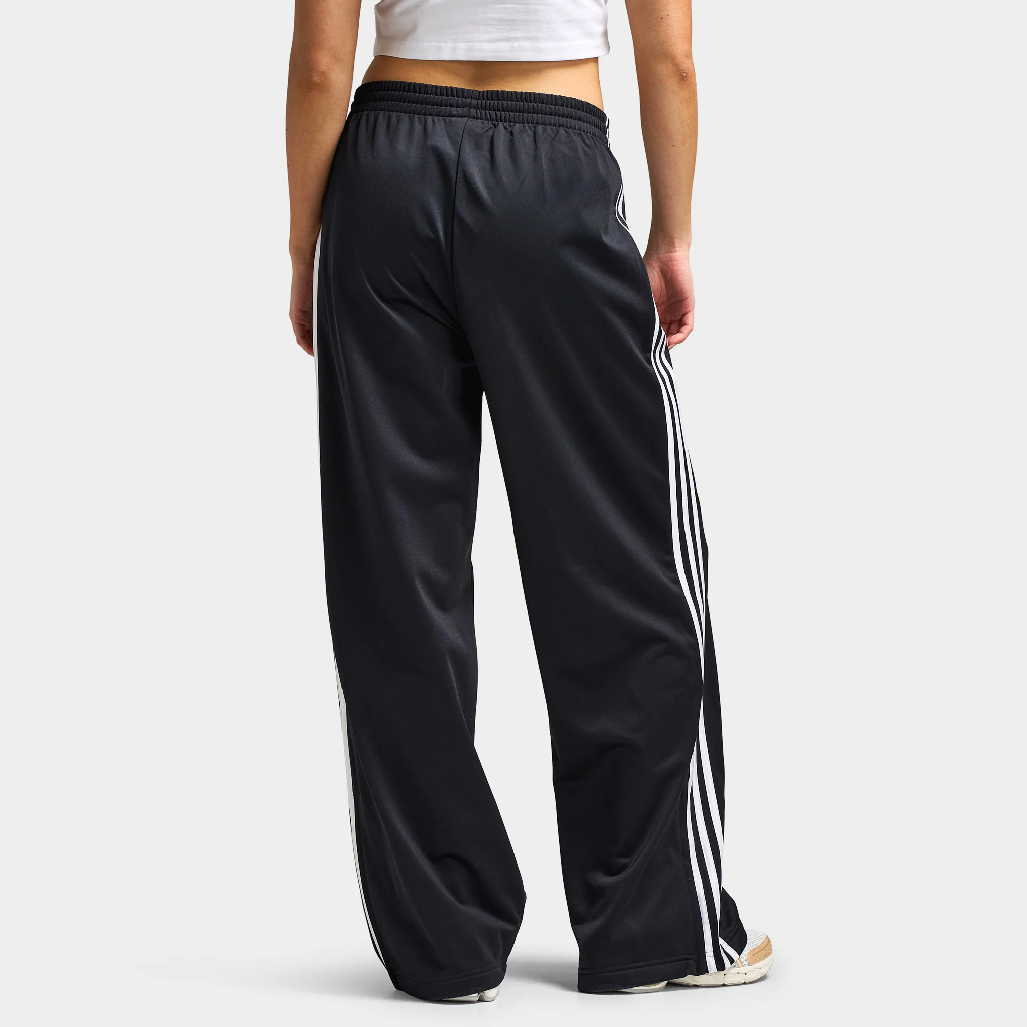 adidas Women's Firebird Loose Track Pants Black / White - Image 2