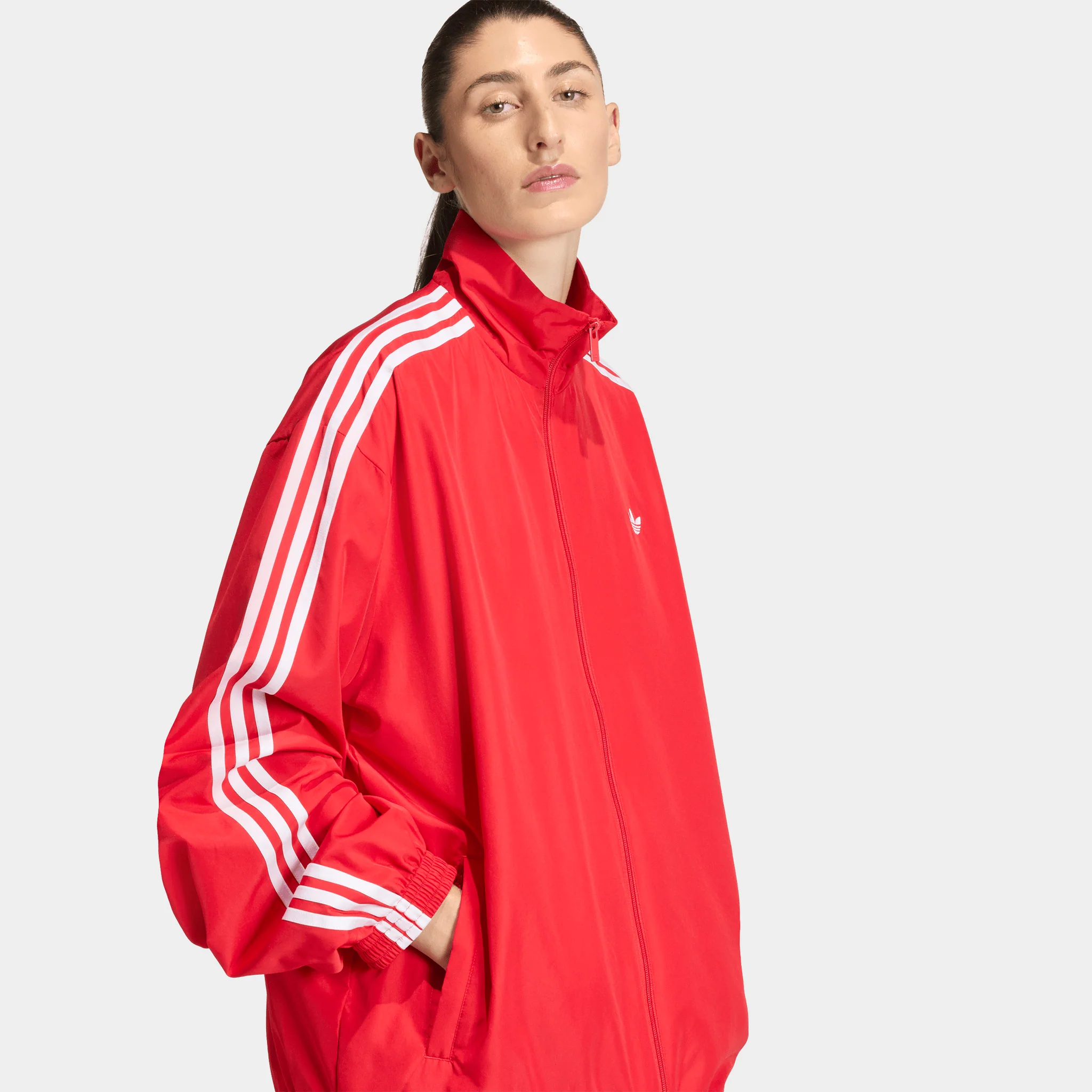 adidas Women's Firebird Track Top / Better Scarlet - Image 4