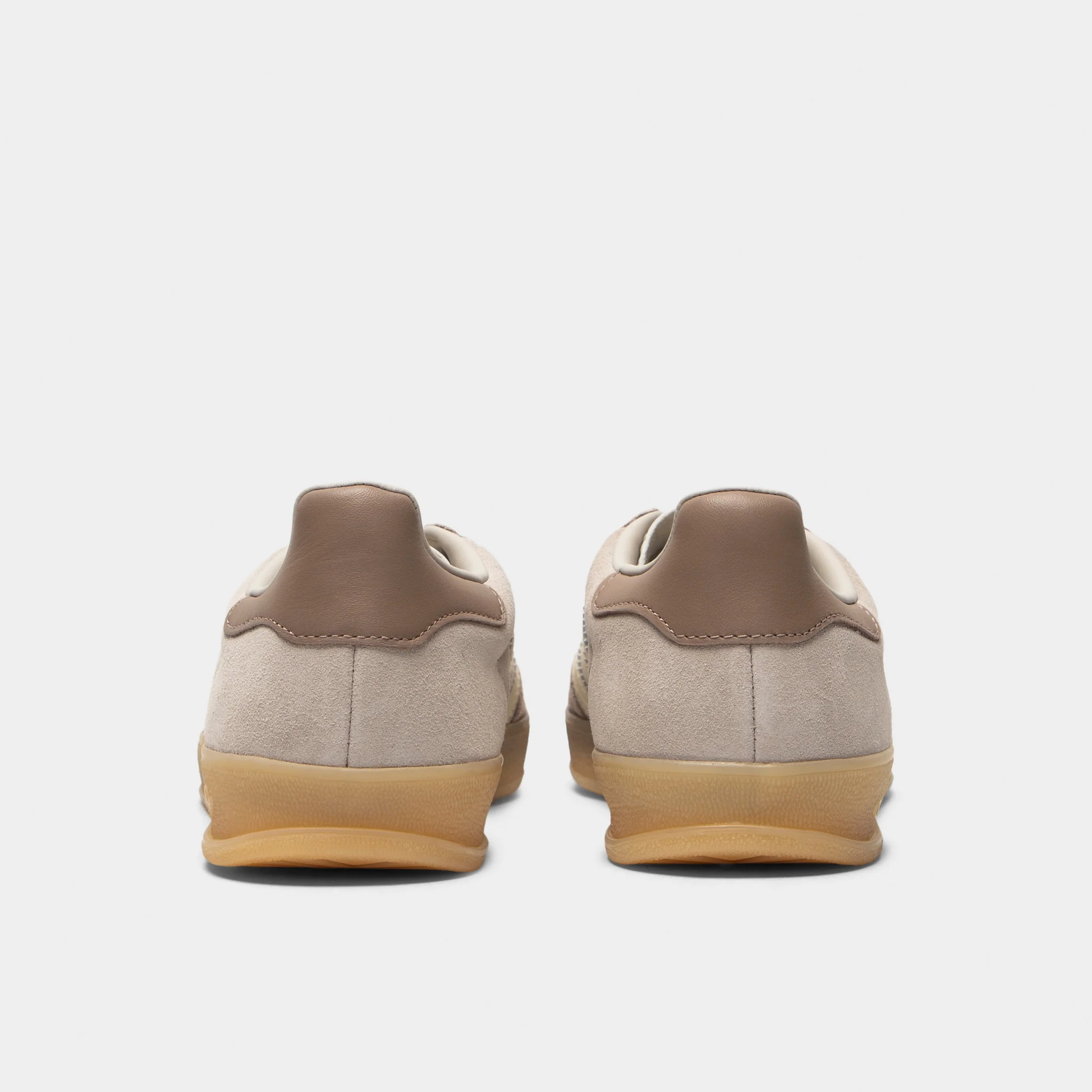 adidas Women's Gazelle Light Brown / Off White - Gum - Image 4
