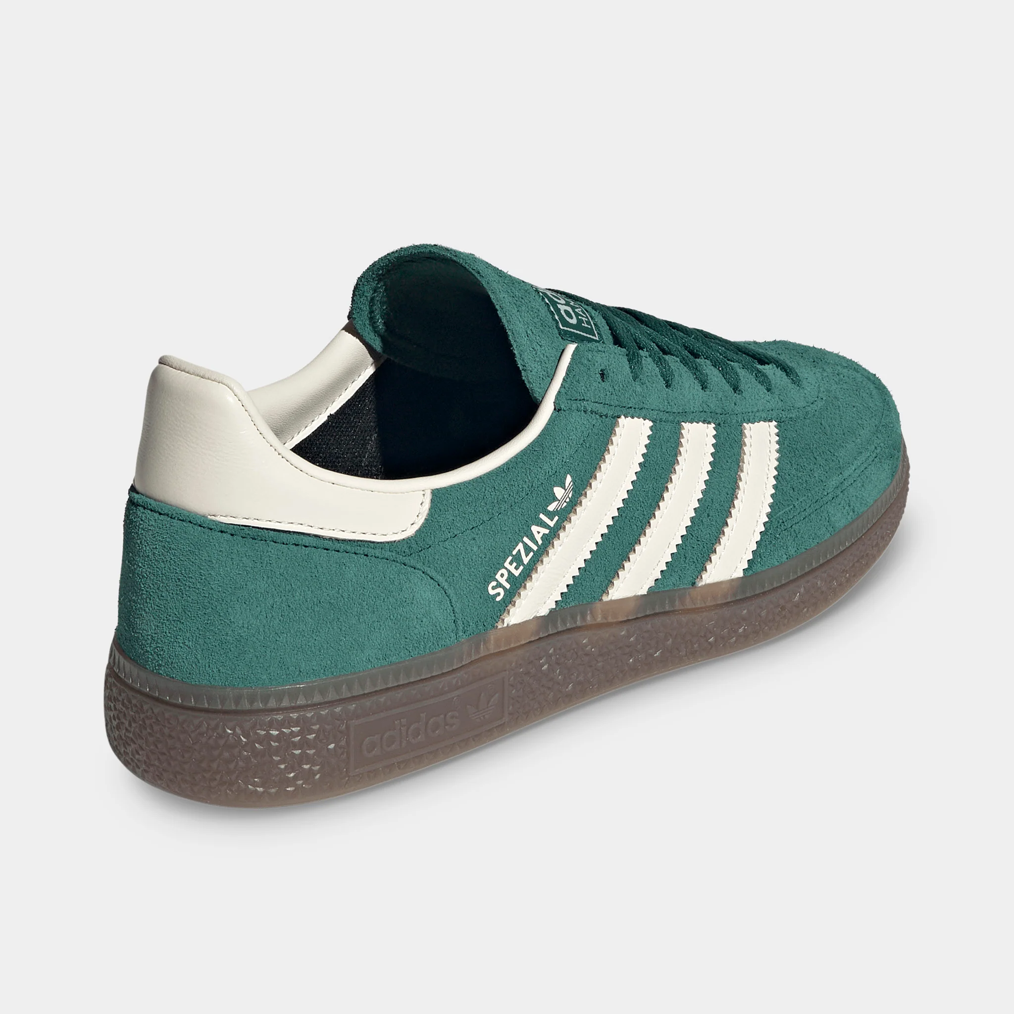 adidas Women's Handball Spezial Collegiate Green / Cream White - Gum - Image 3
