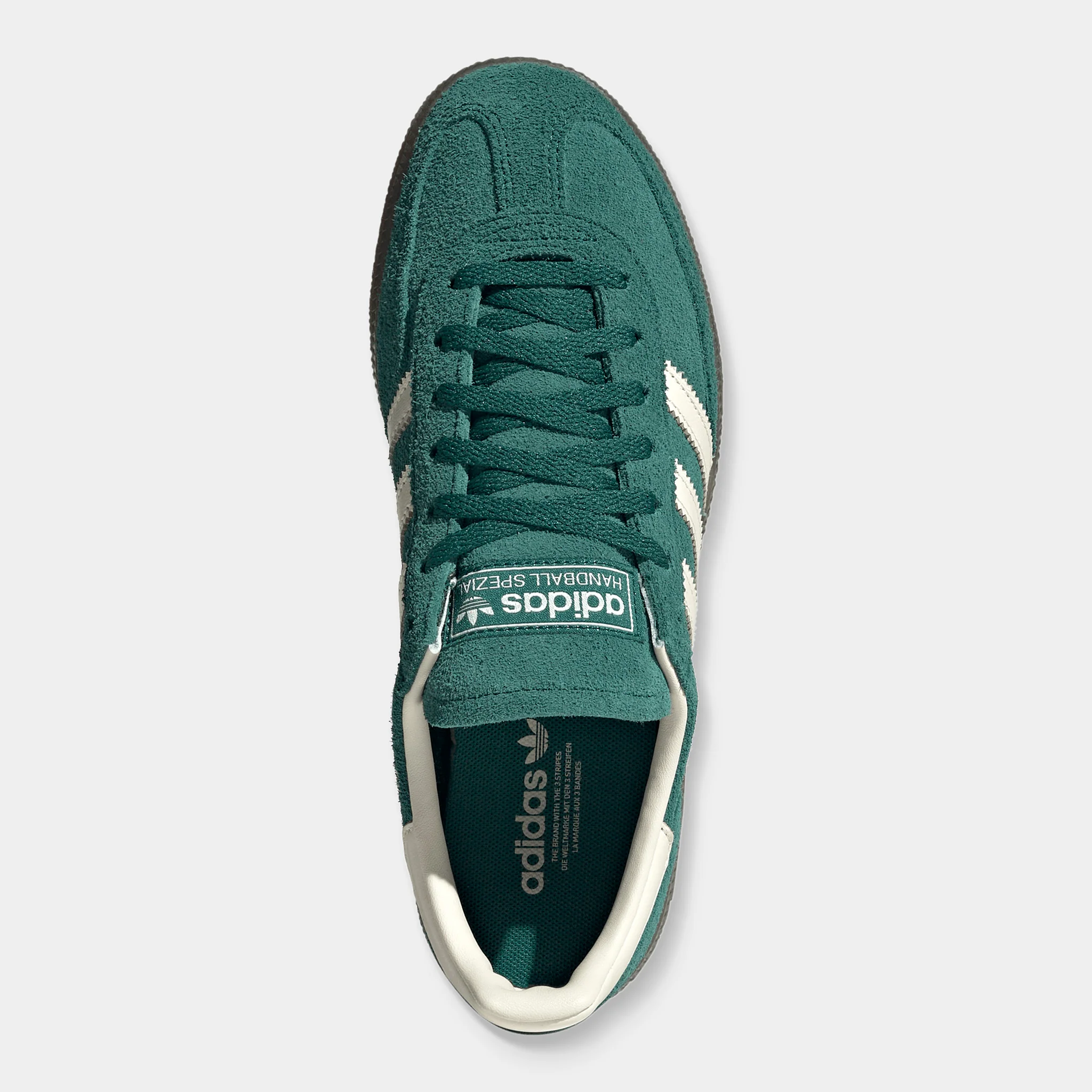 adidas Women's Handball Spezial Collegiate Green / Cream White - Gum - Image 5