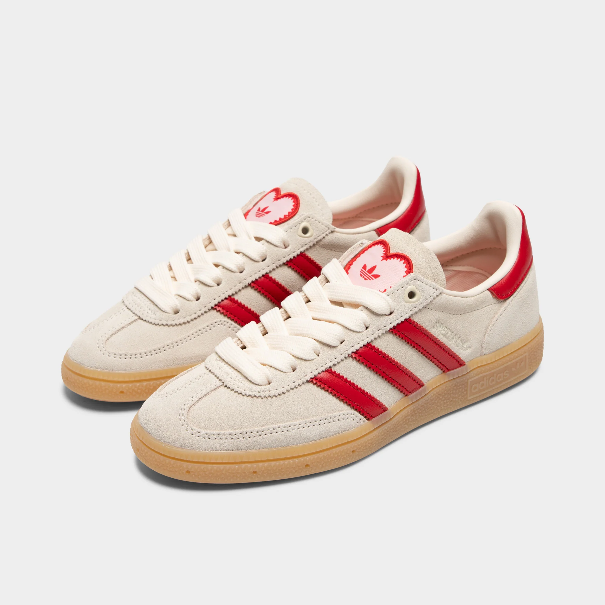 adidas Women's Handball Spezial Cream White / Better Scarlet - Sandy Pink - Image 2