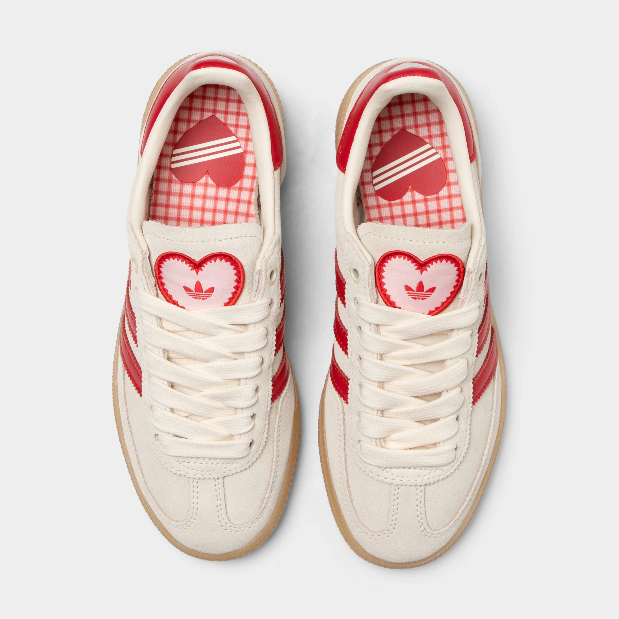 adidas Women's Handball Spezial Cream White / Better Scarlet - Sandy Pink - Image 5
