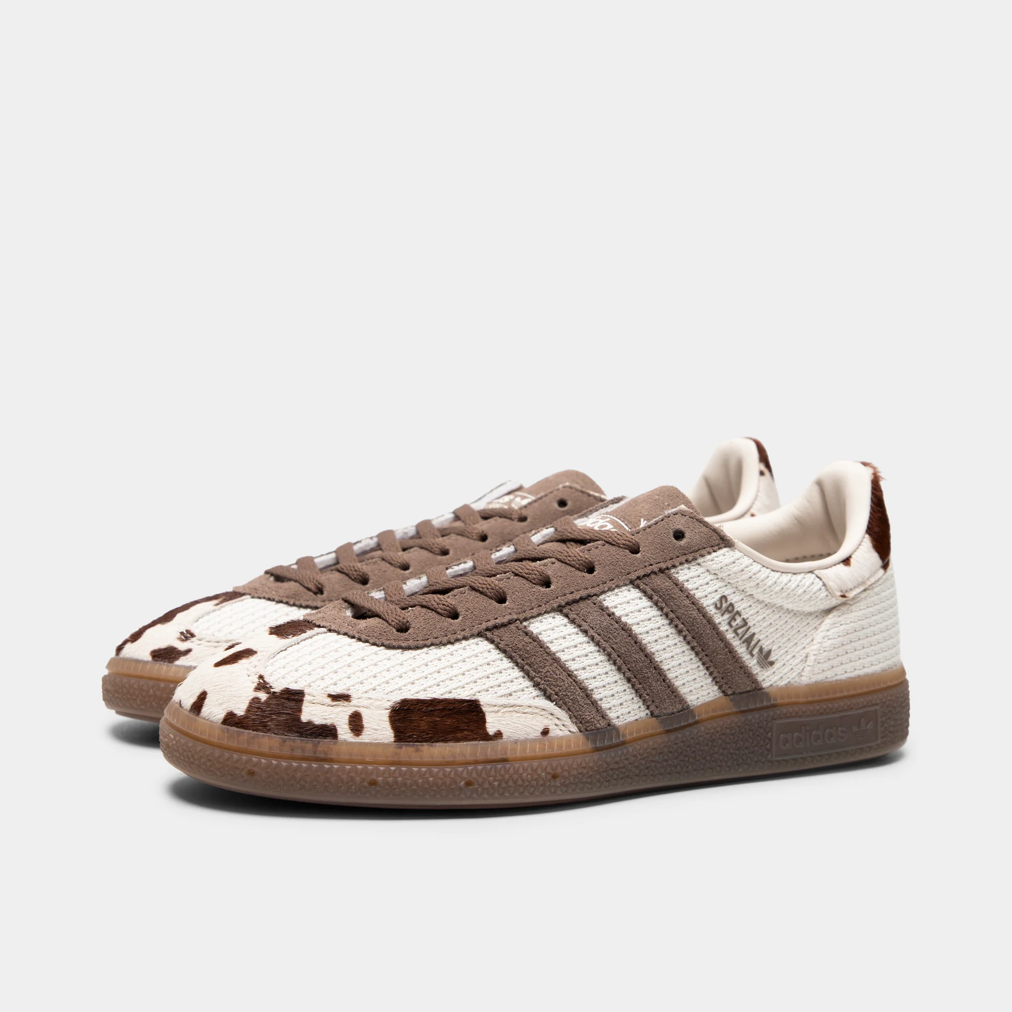 adidas Women's Handball Spezial Cream White / Earth Strata - Gum - Image 2