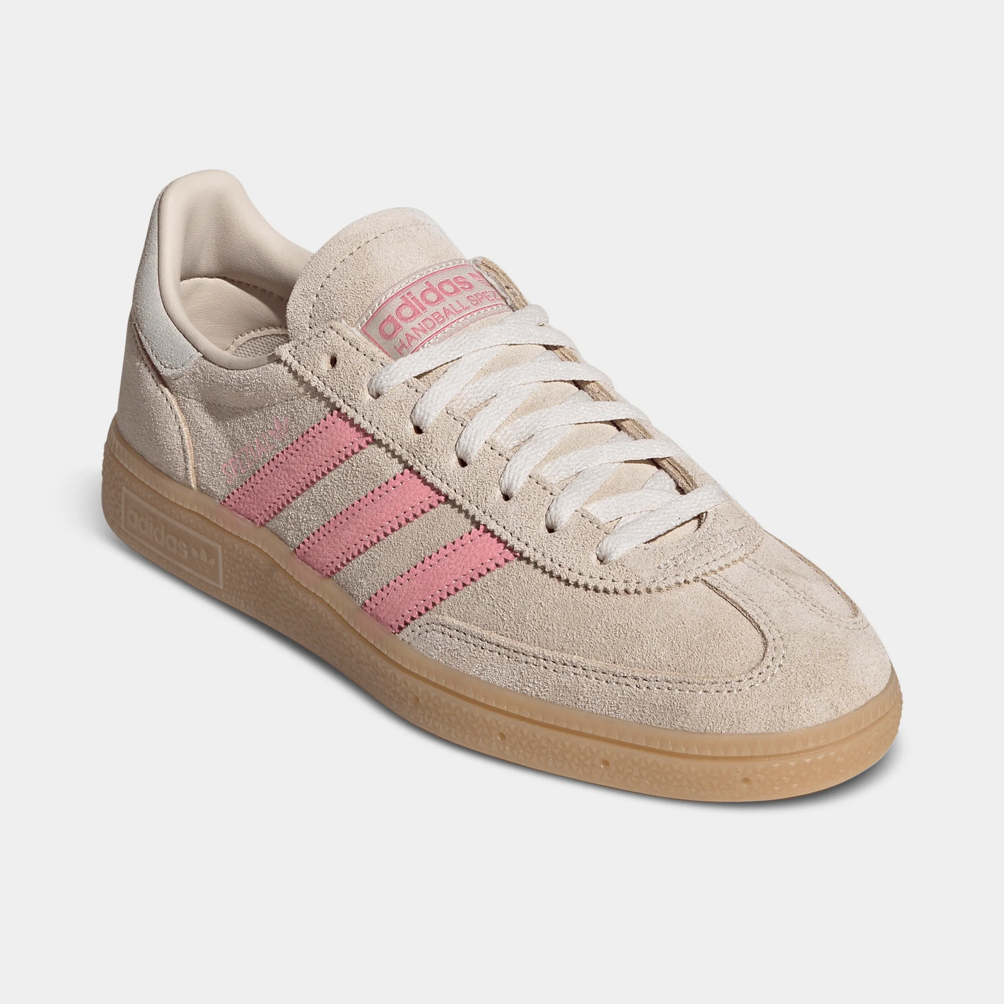 adidas Women's Handball Spezial Crystal Linen / Pink Spark - Image 3