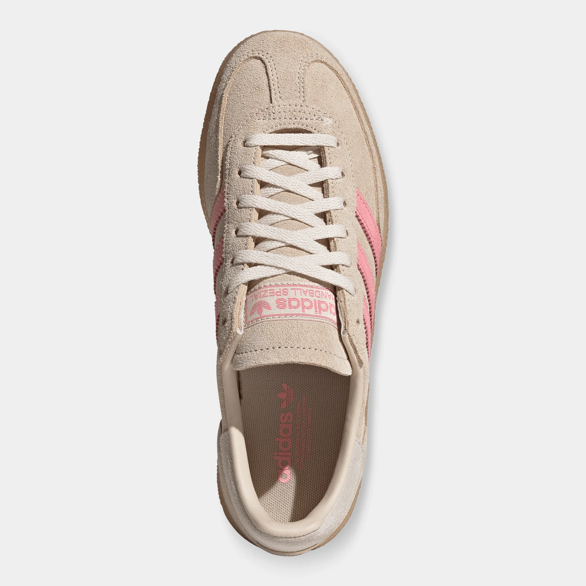 adidas Women's Handball Spezial Crystal Linen / Pink Spark - Image 7