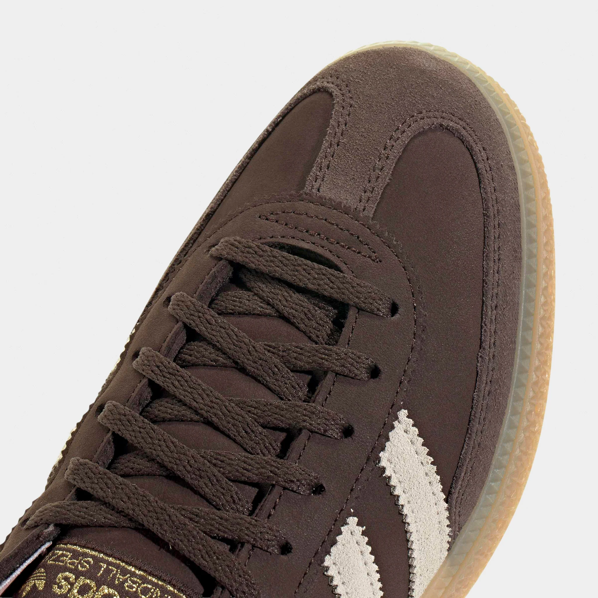 adidas Originals Women's Handball Spezial Dark Brown / Alumina - Wonder Mauve - Image 4