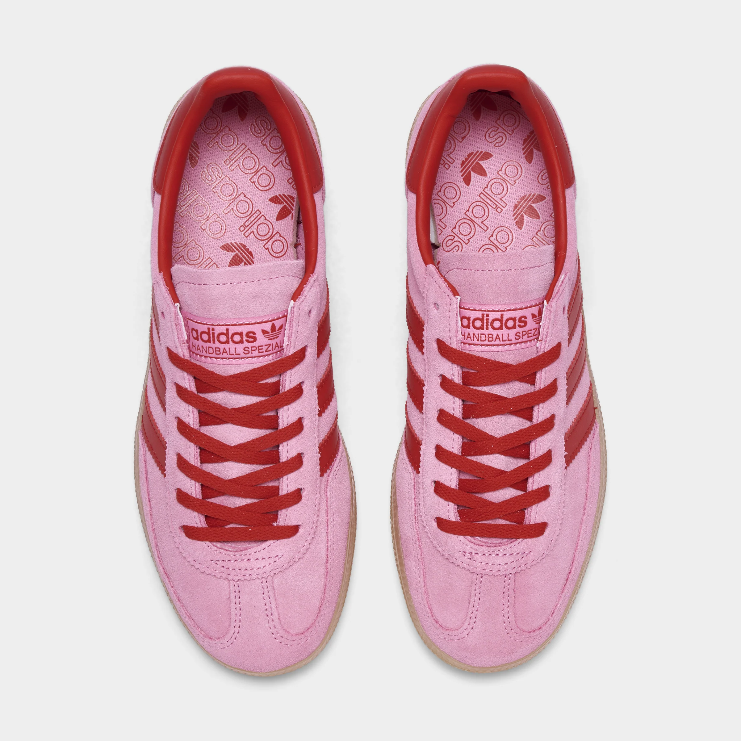 adidas Originals Women's Handball Spezial Semi Pink Glow / Better Scarlet - Gum - Image 5
