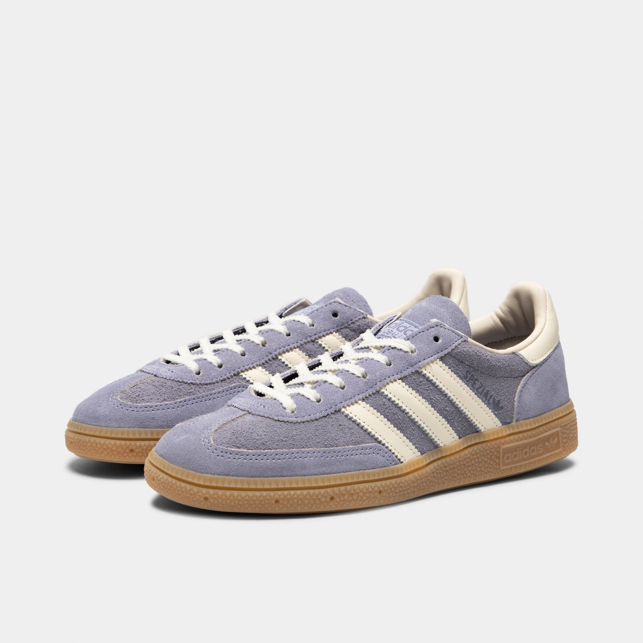 adidas Women's Handball Spezial Silver Violet / Cream White - Gum - Image 2