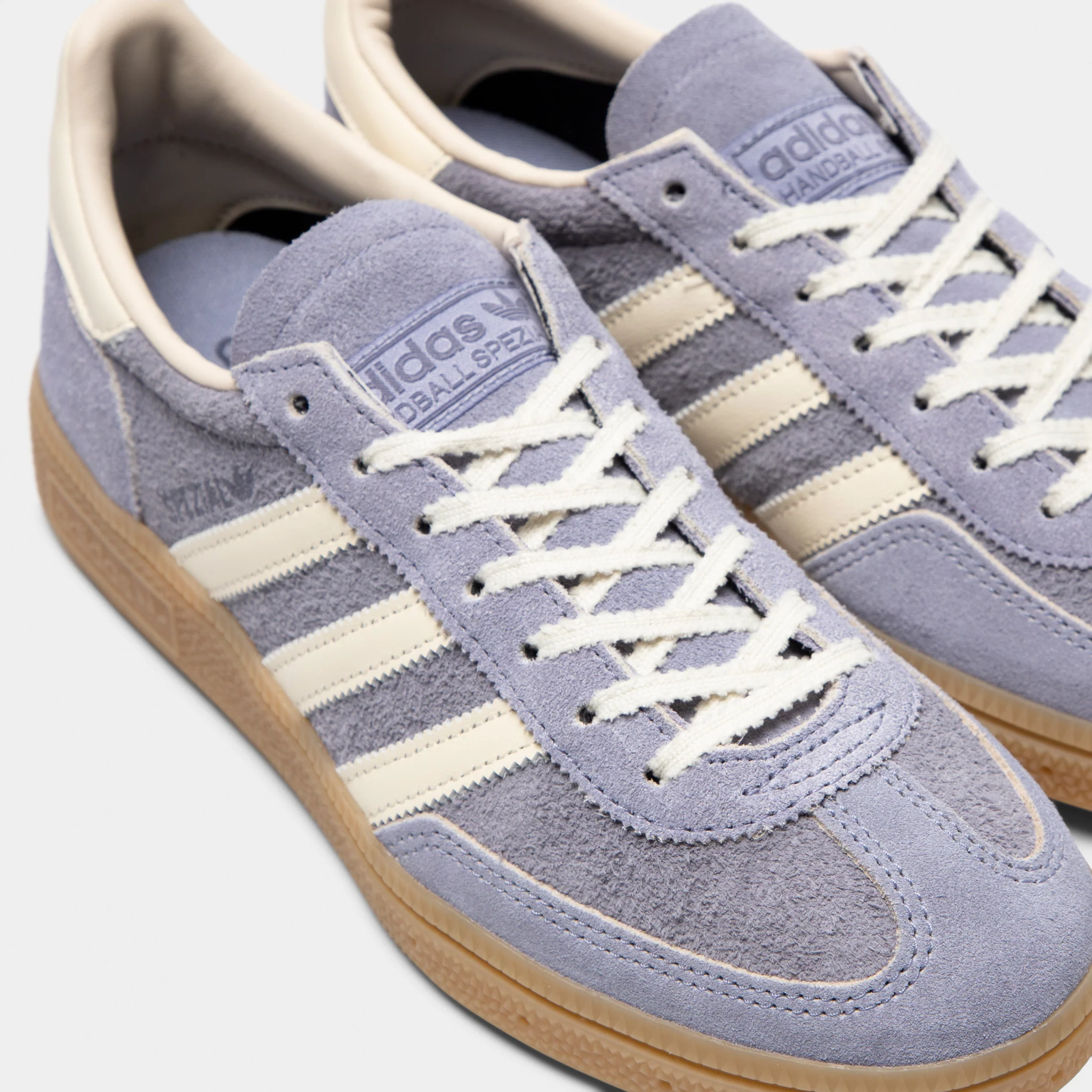 adidas Women's Handball Spezial Silver Violet / Cream White - Gum - Image 3