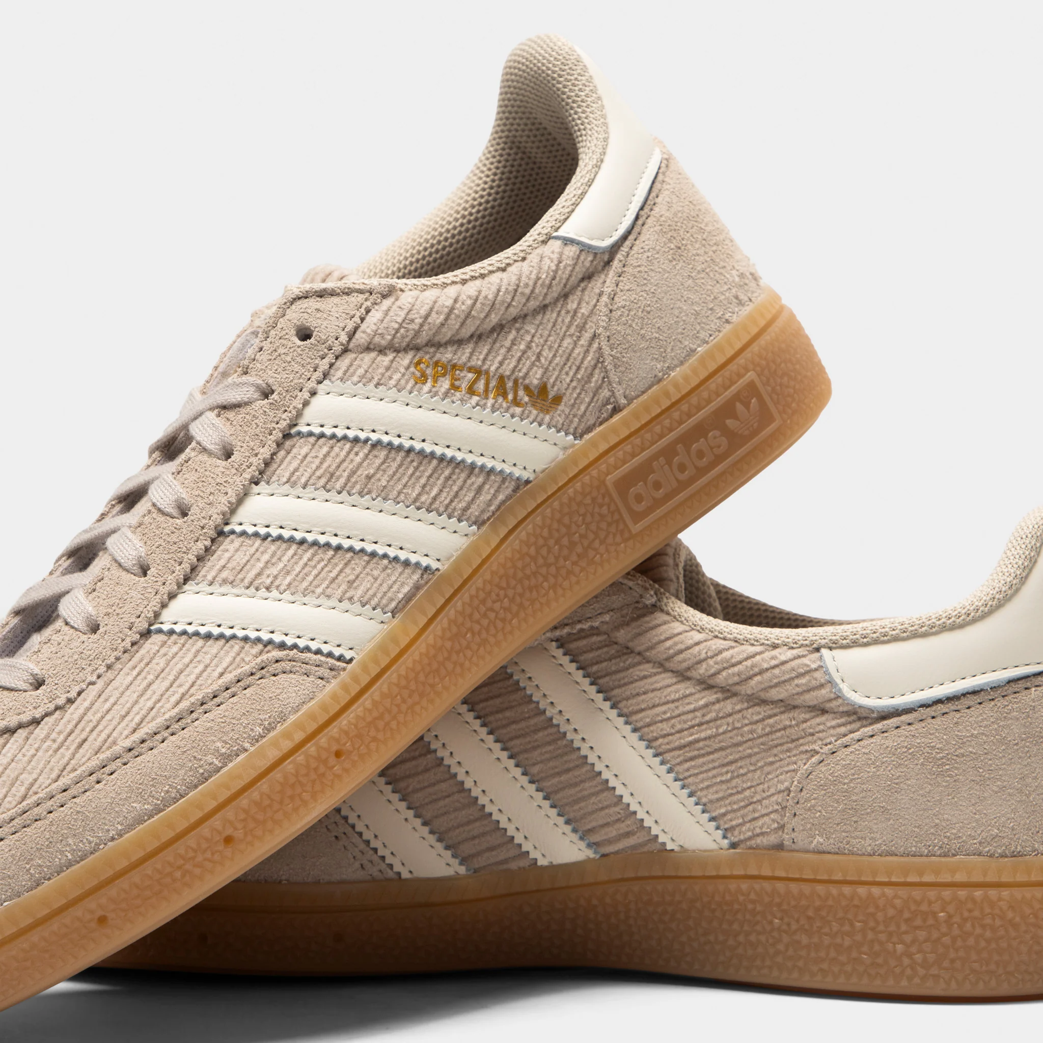 adidas Originals Women's Handball Spezial Wonder Beige / Off White - Gum - Image 3