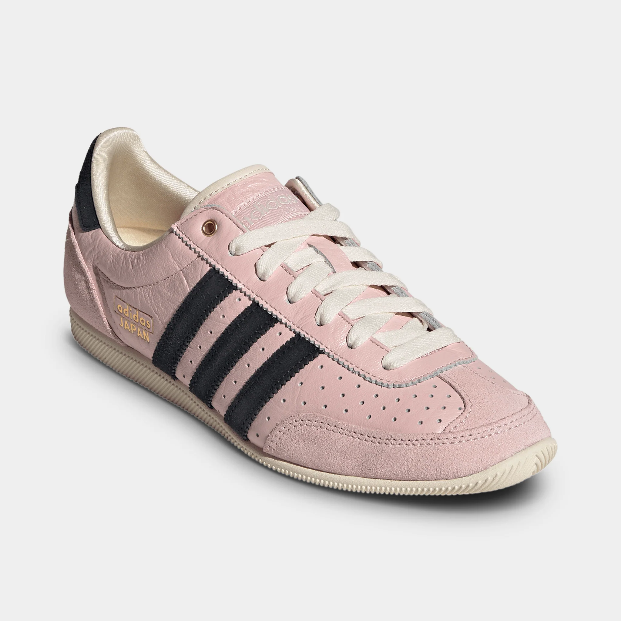adidas Women's Japan Sandy Pink / Black - Gold Metallic - Image 2
