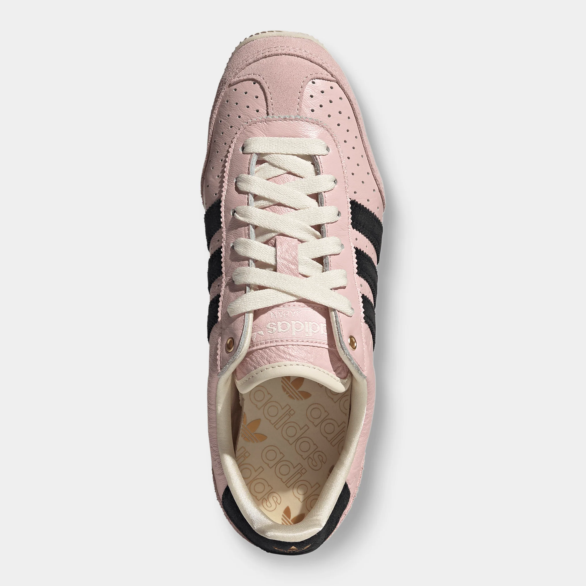 adidas Women's Japan Sandy Pink / Black - Gold Metallic - Image 5