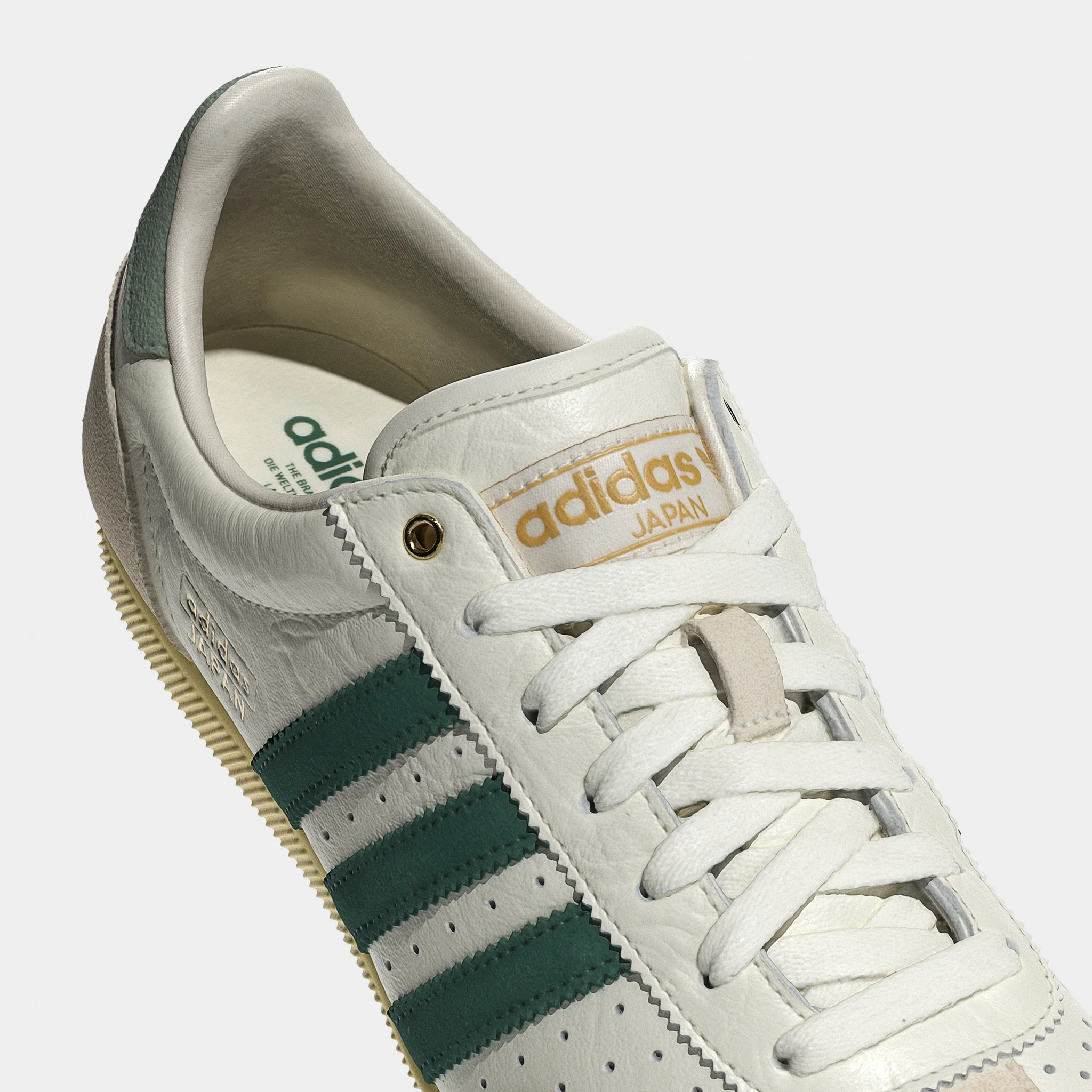 adidas Originals Women's Japan Off White / Collegiate Green - Orange Tint - Image 3