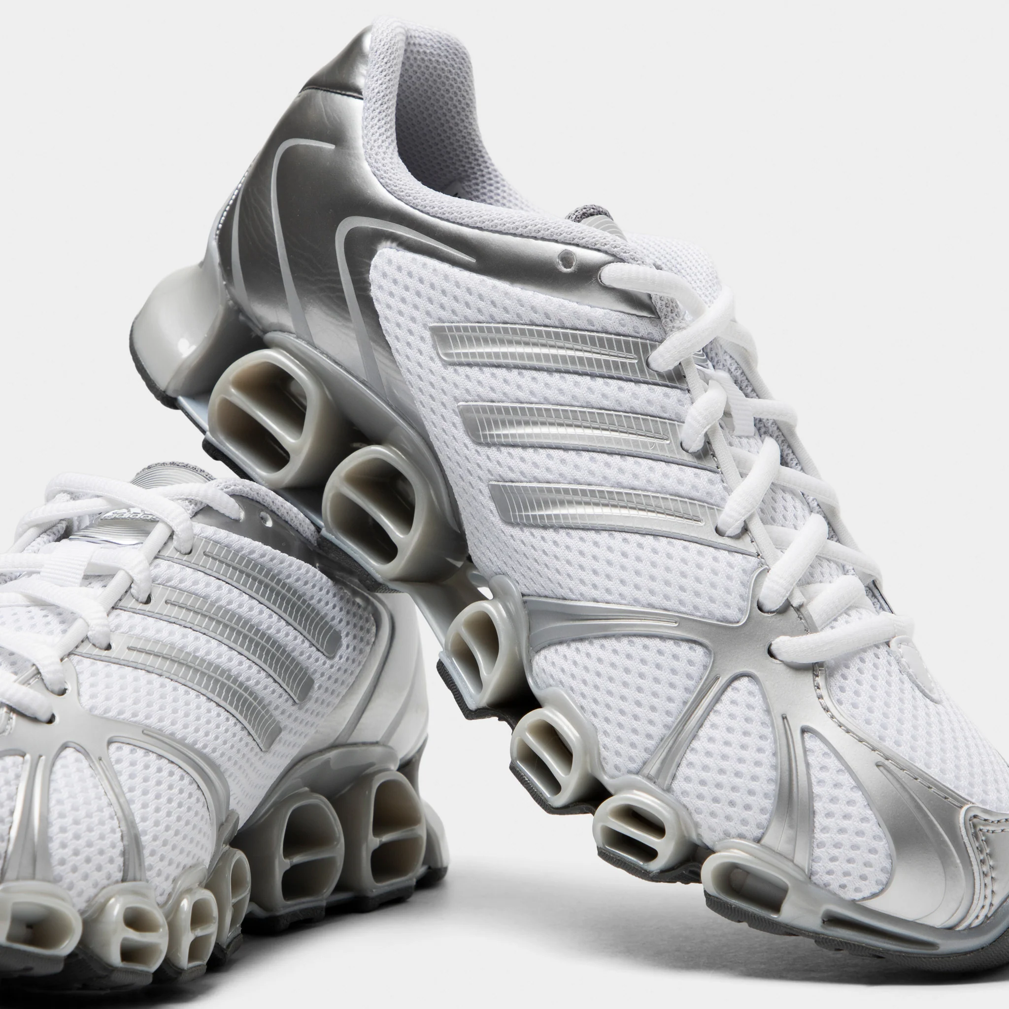 adidas Women's Mega Ghostride White / Silver Metallic - Image 3