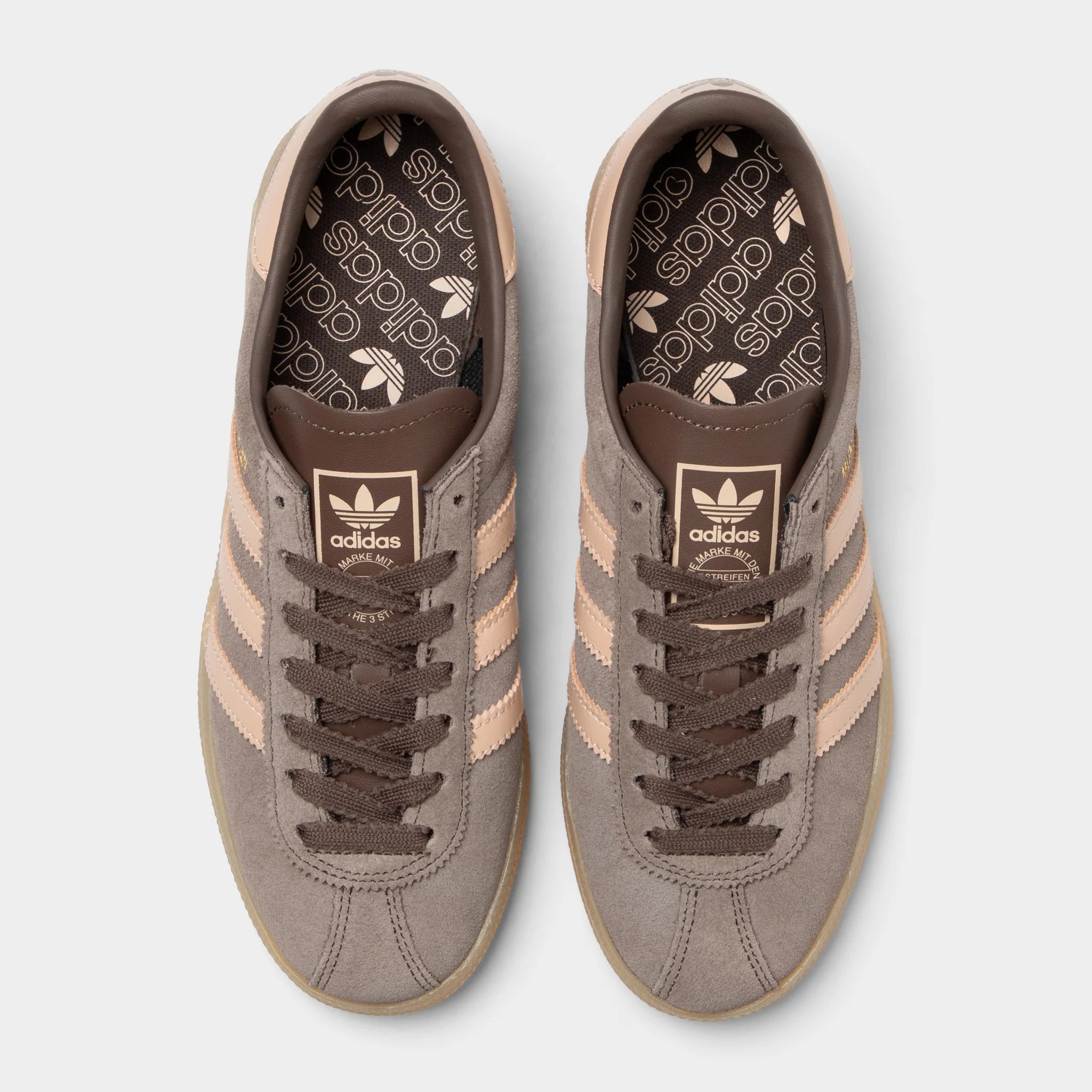 adidas Women's Muenchen Earth Strata / Halo Blush - Gum - Image 5