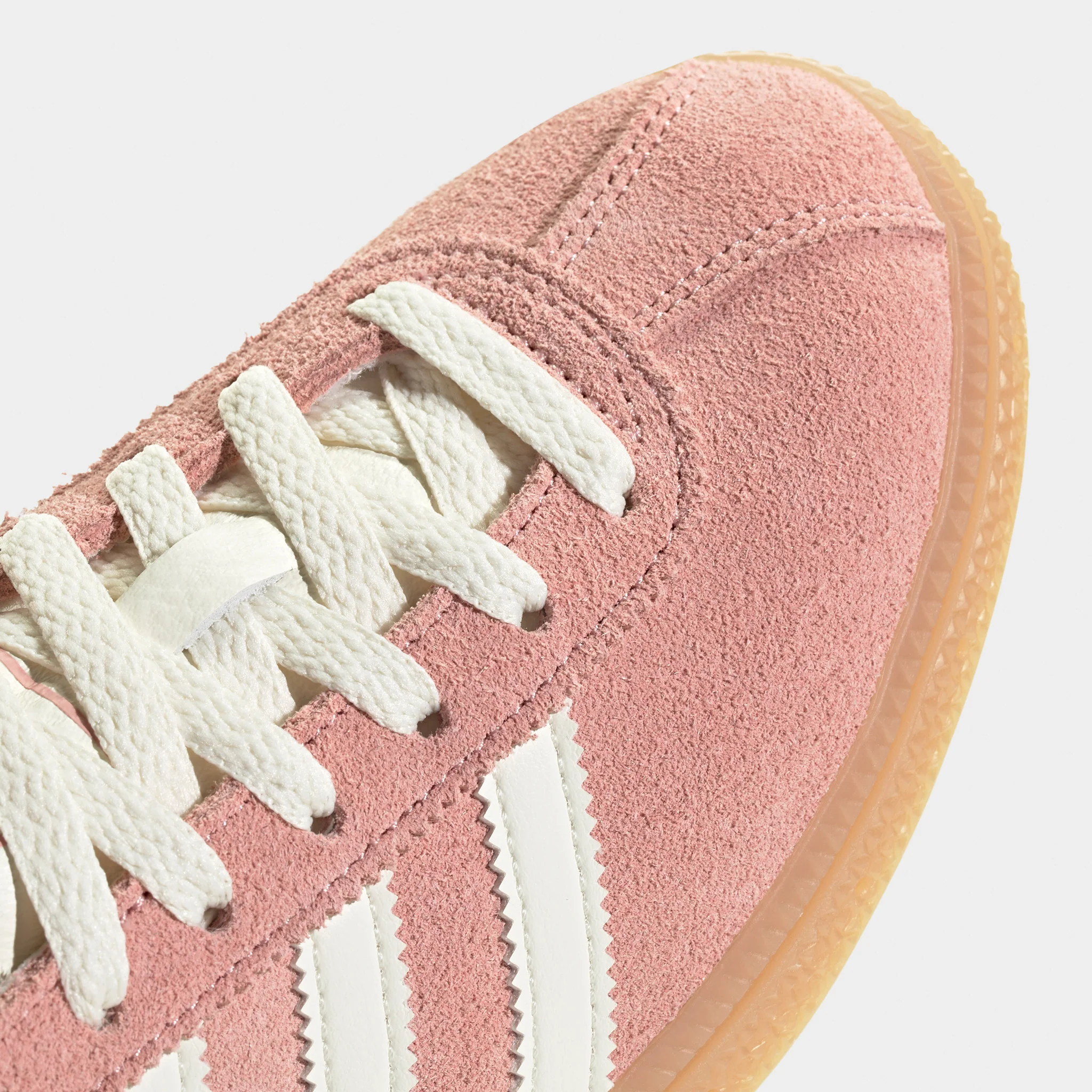 adidas Women's Muenchen Wonder Mauve / Off White - Silver Metallic - Image 3
