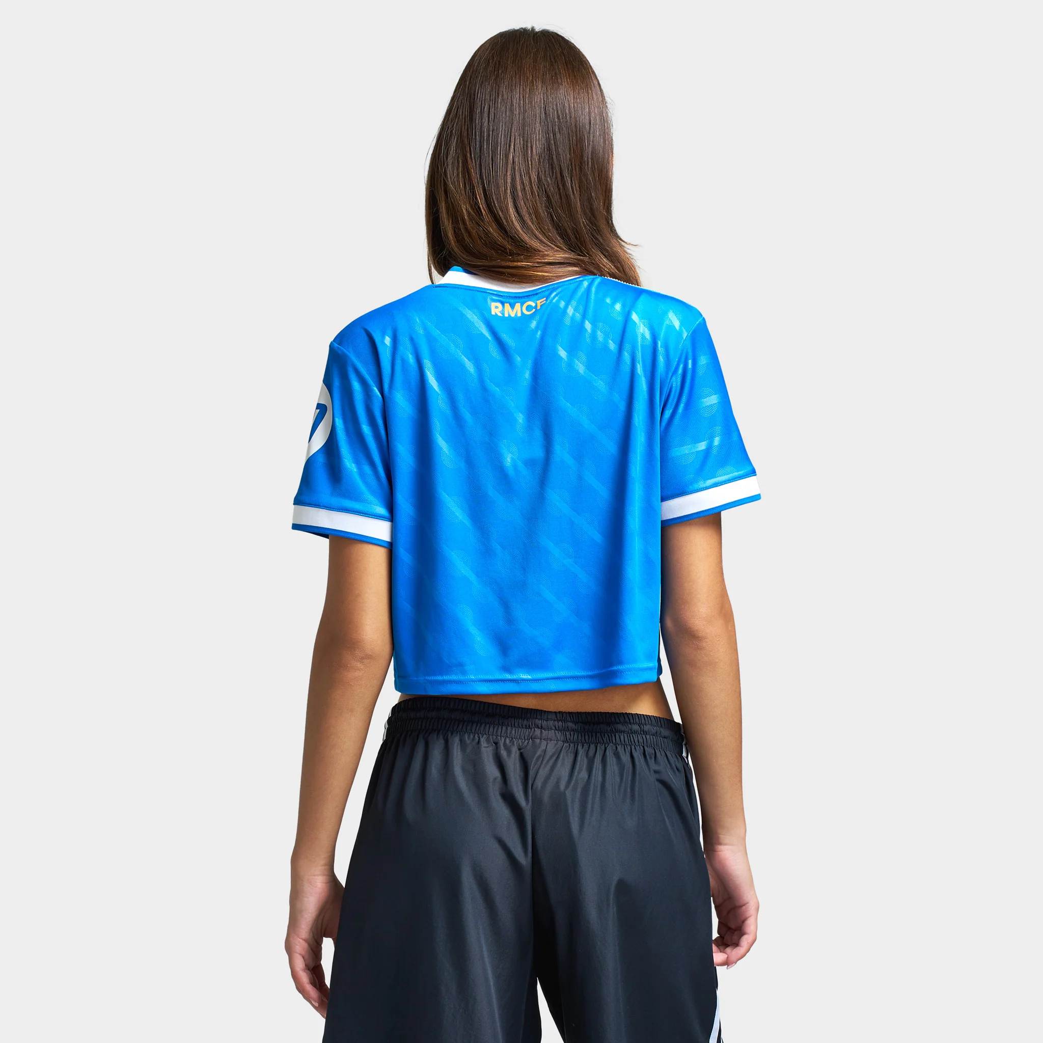 adidas Women's Real Madrid 25/26 3rd Cropped Jersey / Bluebird - Image 2