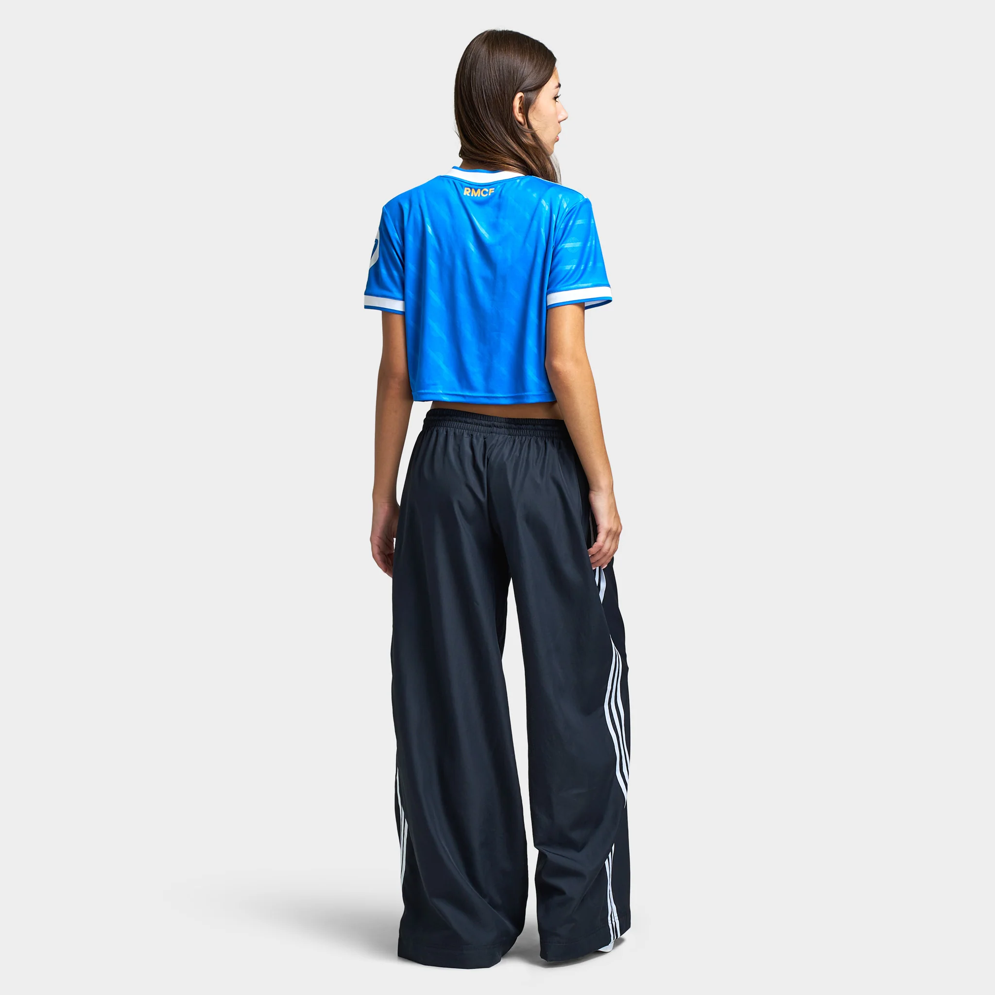 adidas Women's Real Madrid 25/26 3rd Cropped Jersey / Bluebird - Image 5