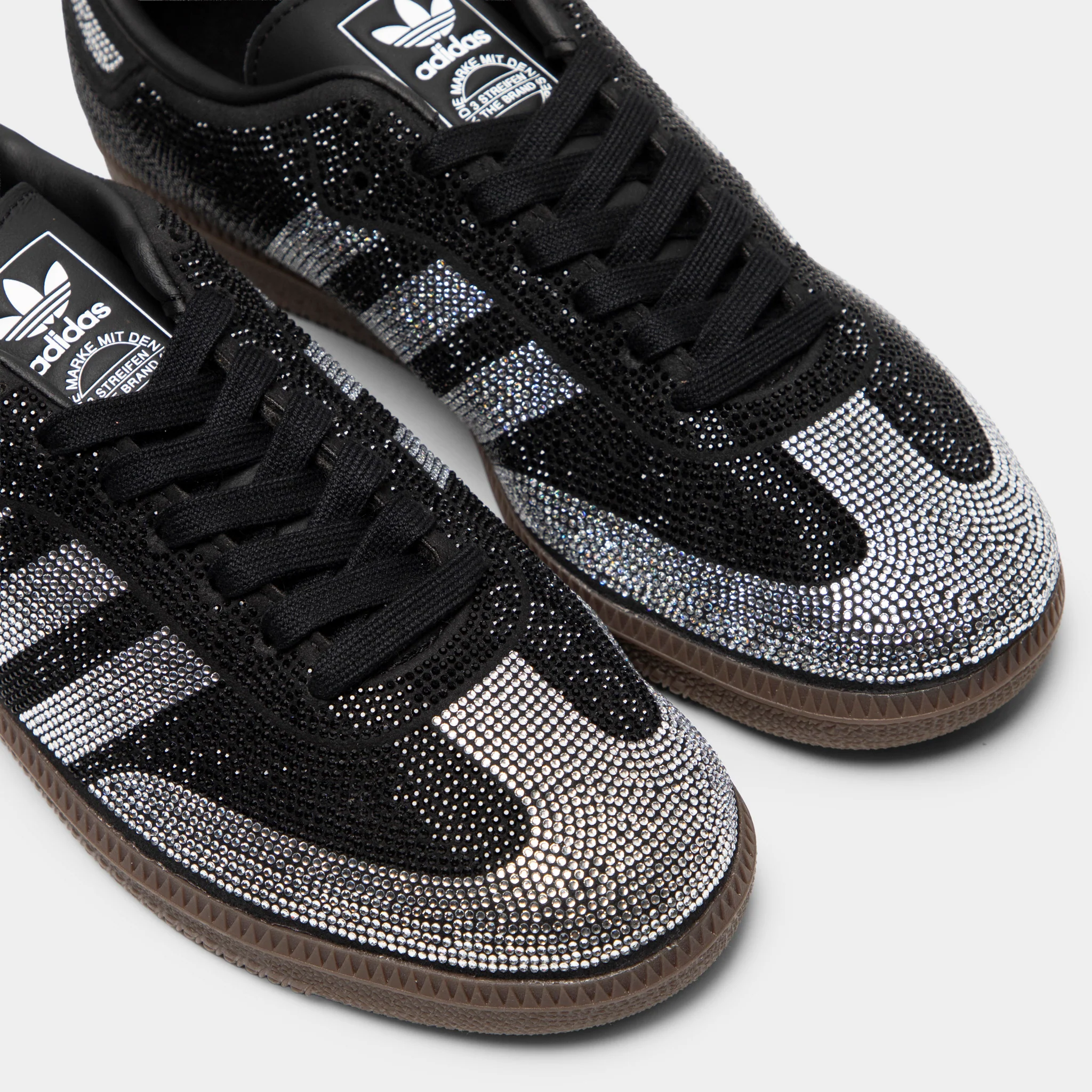 adidas Women's Samba Black / Black - White - Image 3