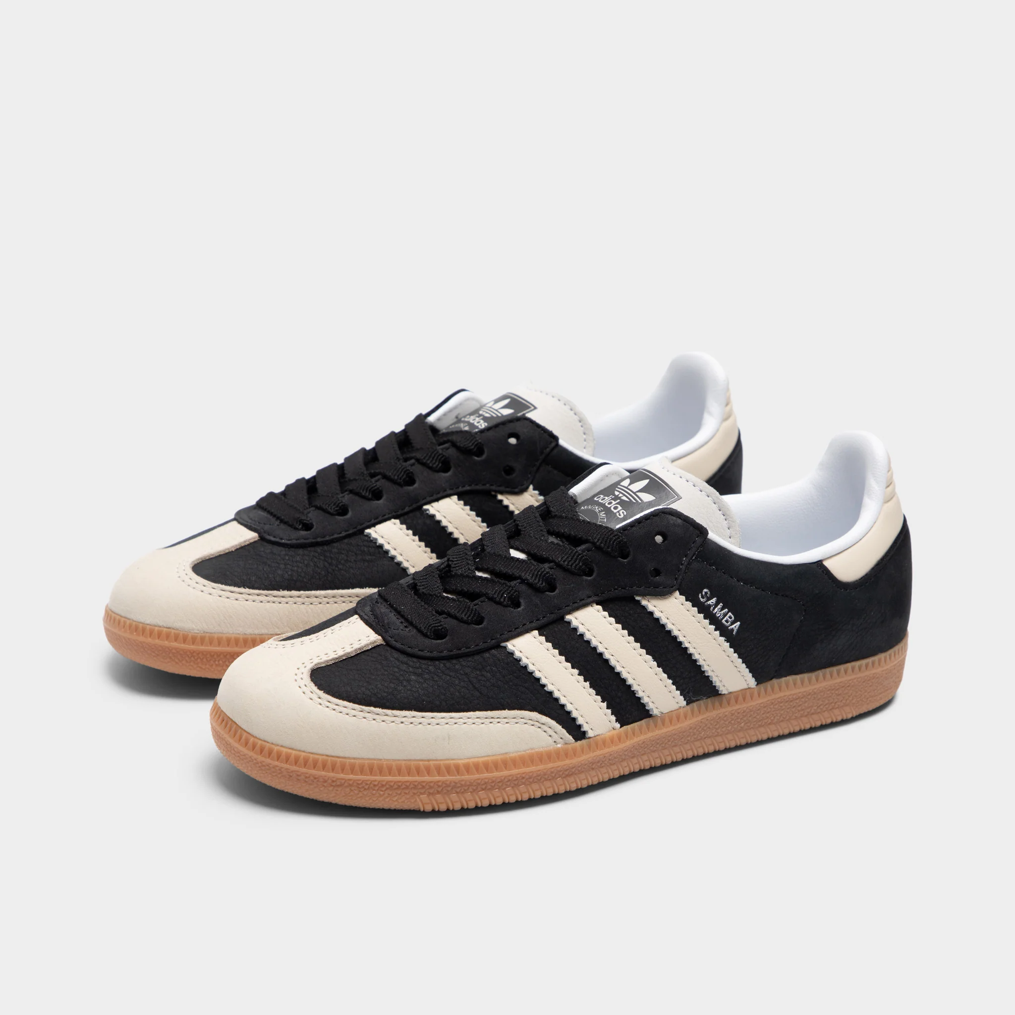adidas Women's Samba OG Core Black / Wonder White - Silver Met. - Image 2