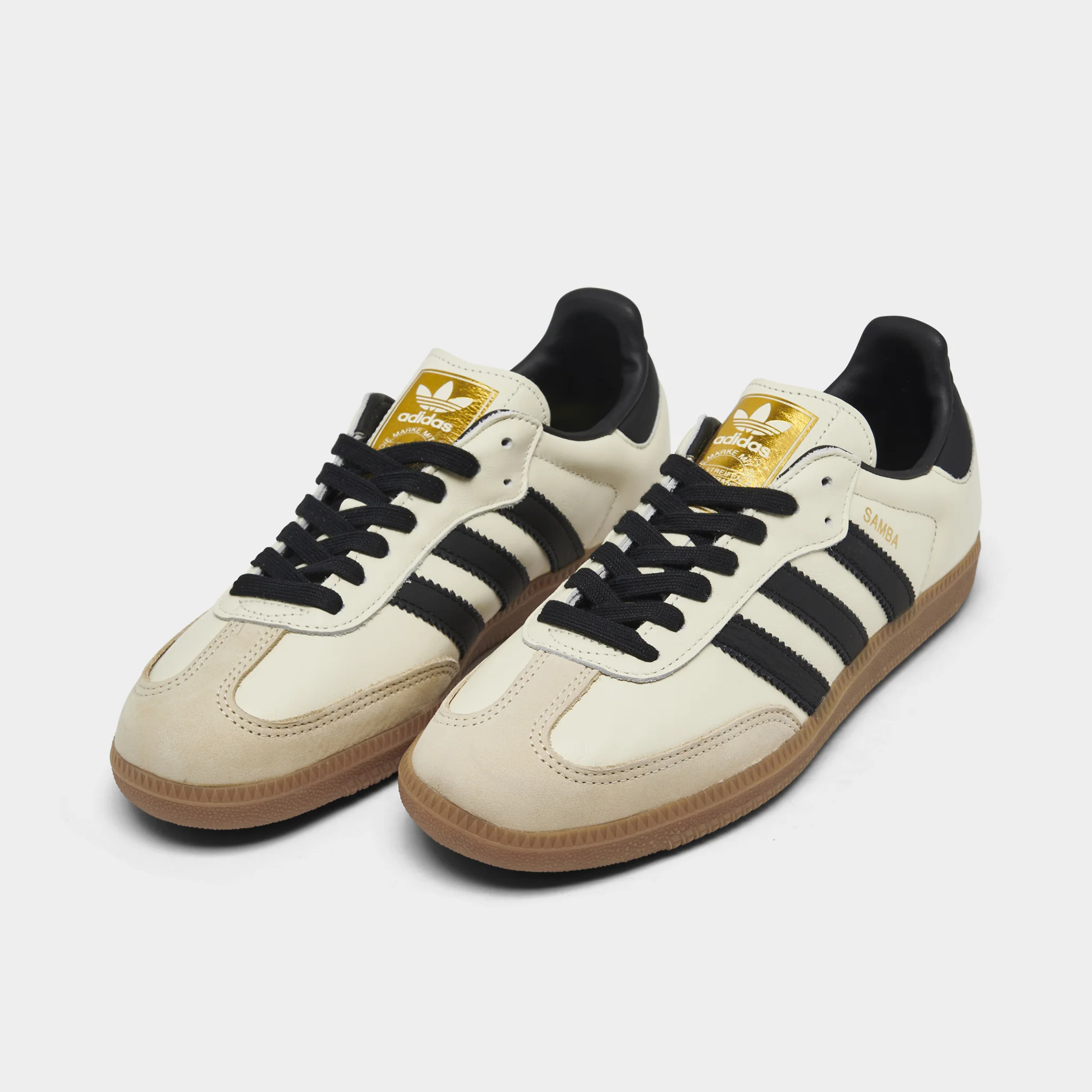 adidas Women's Samba OG Cream White / Black - Sand - Image 2