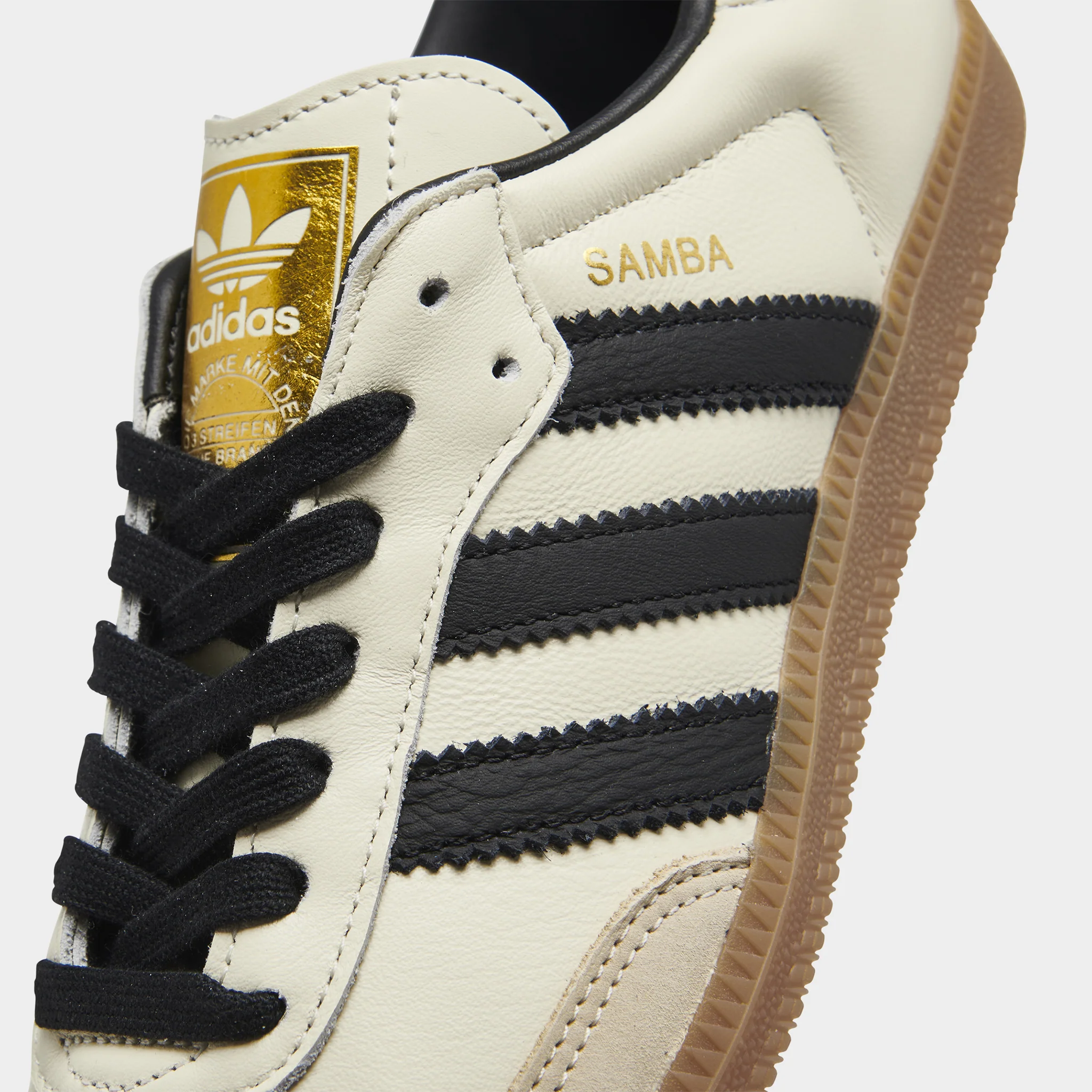 adidas Women's Samba OG Cream White / Black - Sand - Image 3