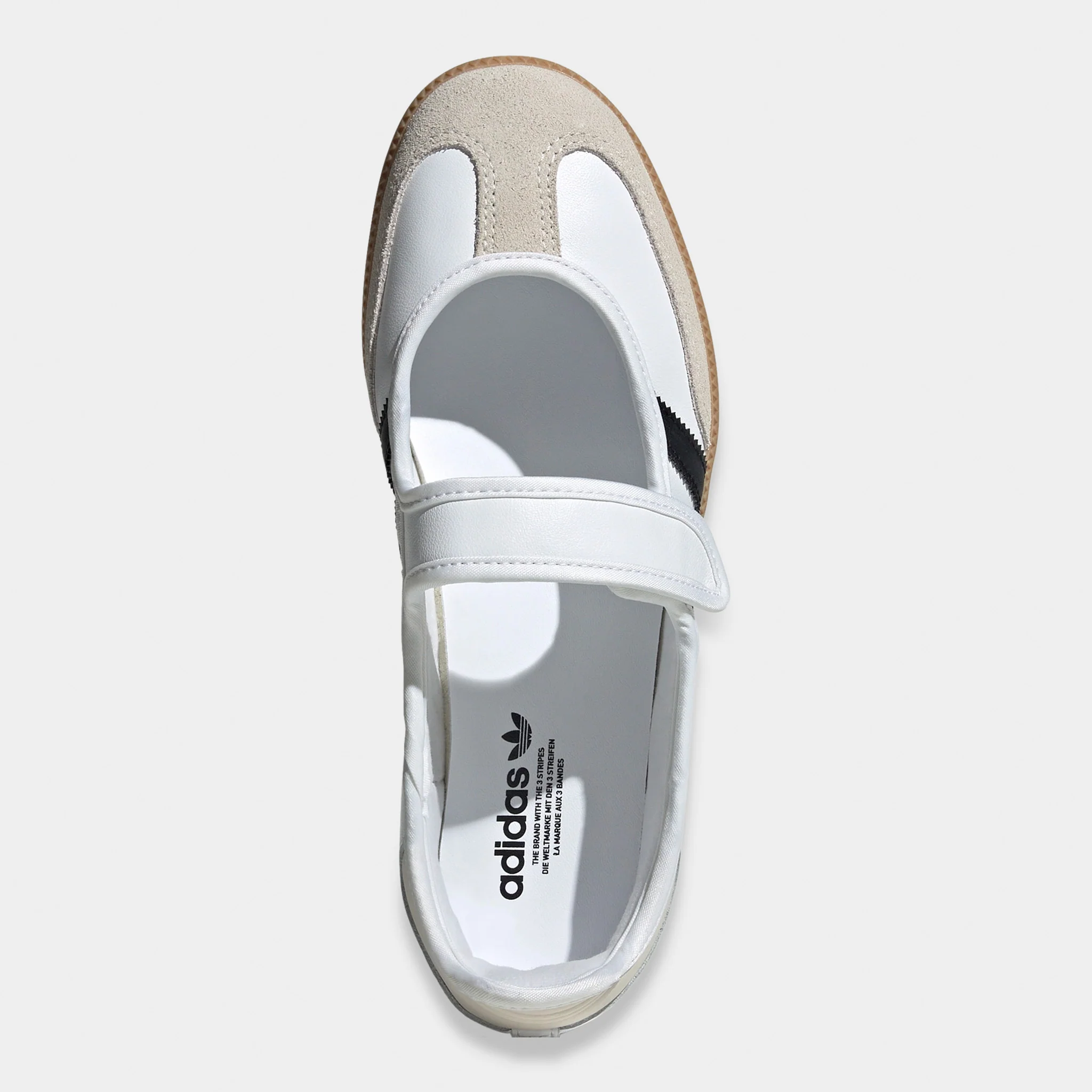 adidas Women's Samba Jane White / Alumina - Core Black - Image 2