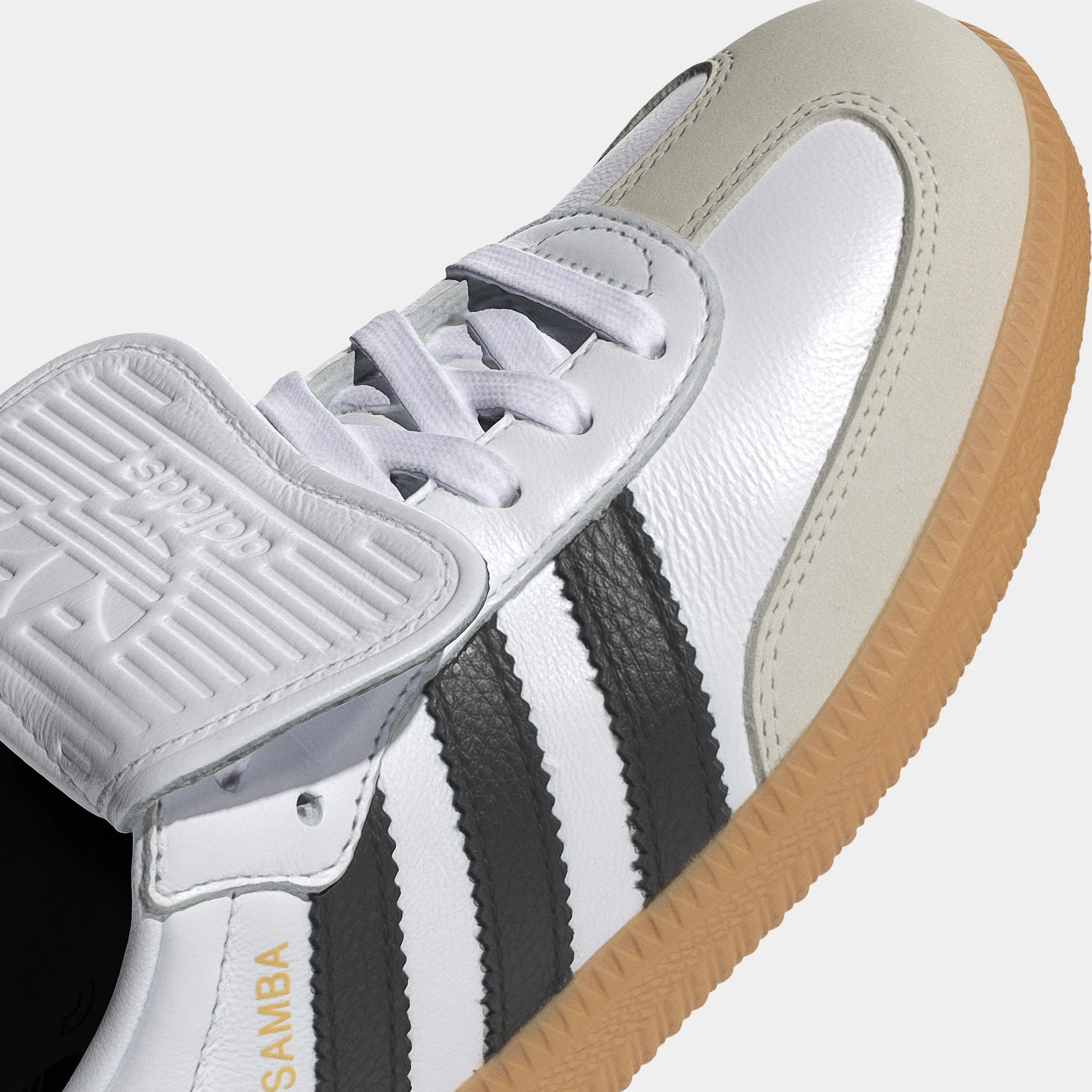 adidas Originals Women's Samba LT White / Black - Gum - Image 5