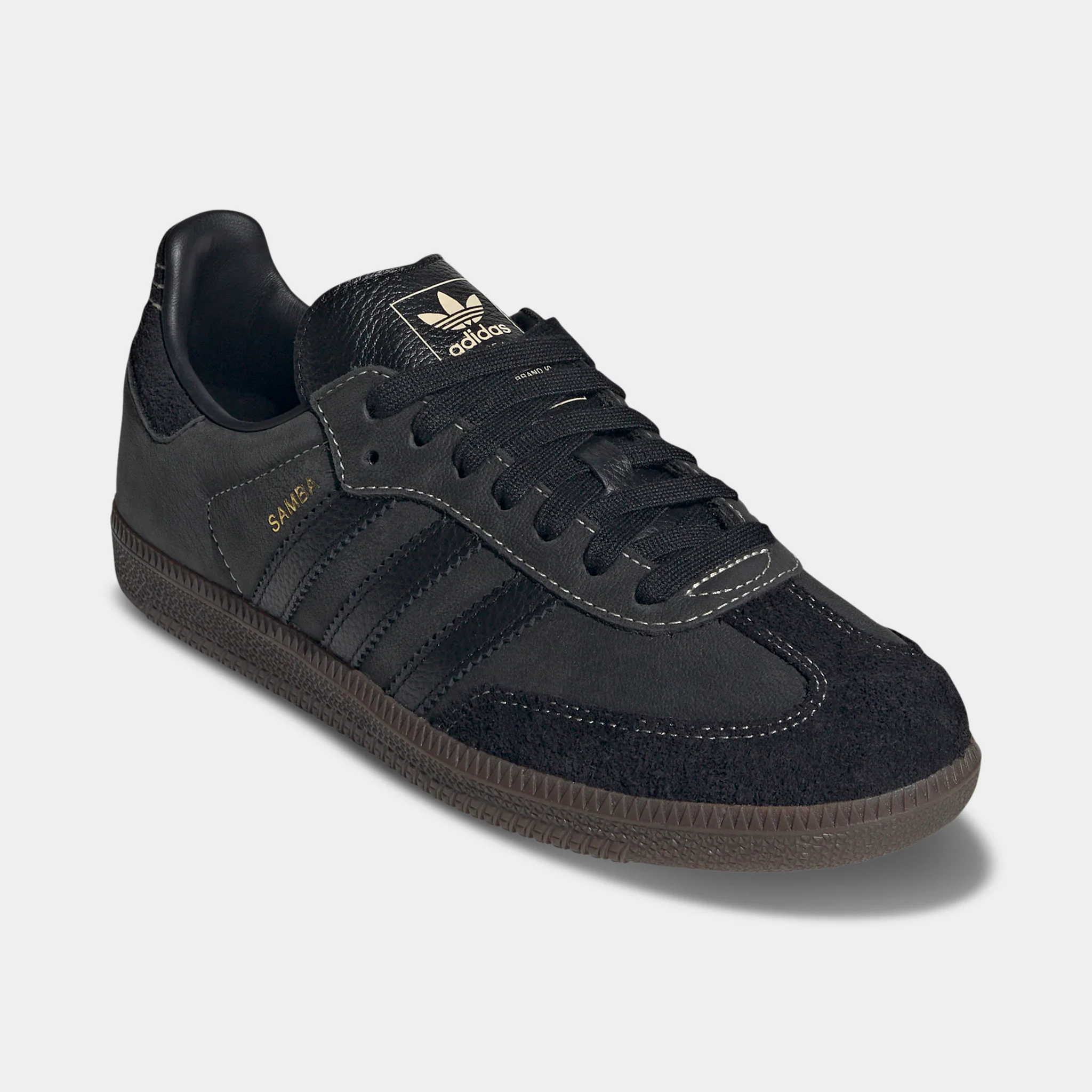 adidas Women's Samba OG Black / Black - Gum - Image 3