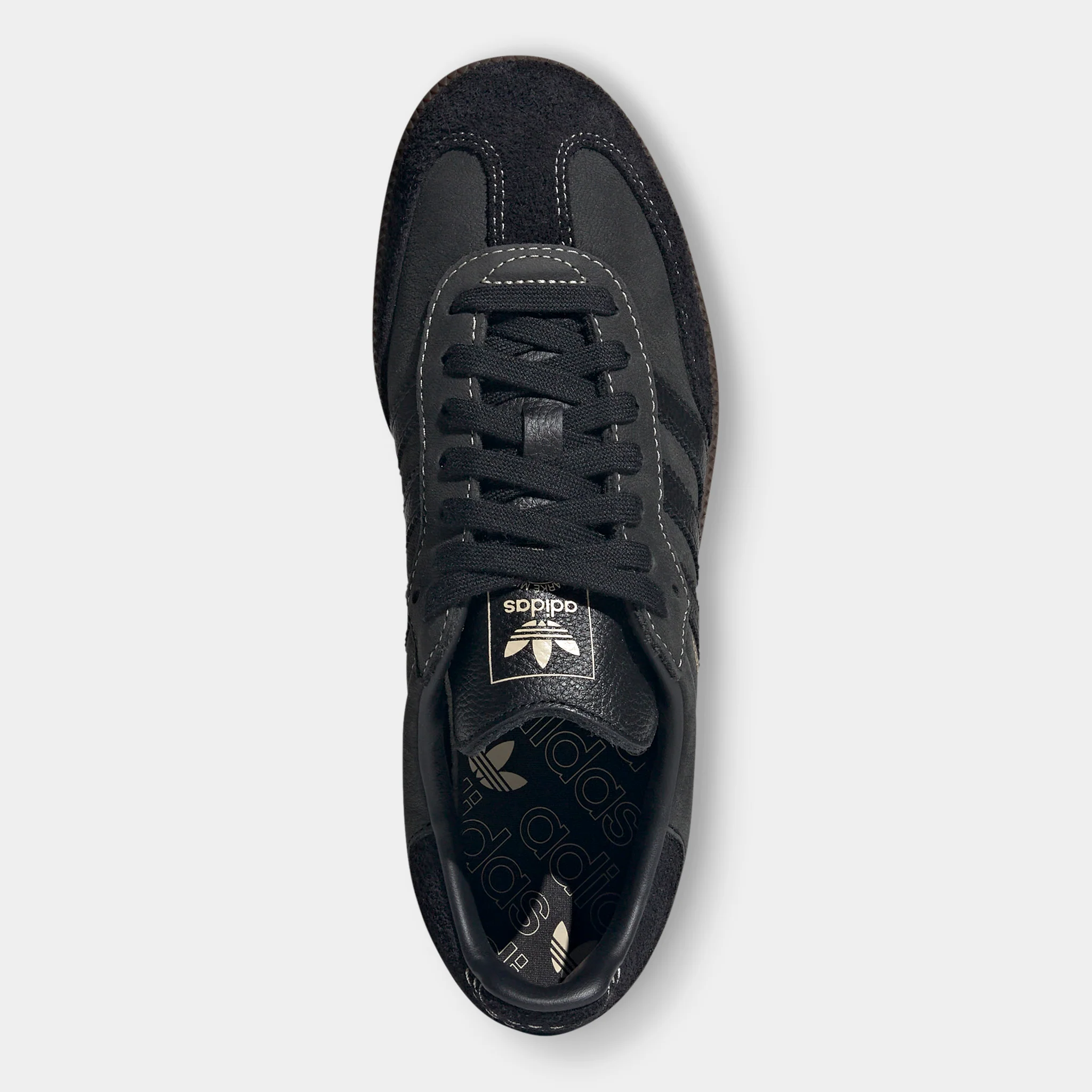 adidas Women's Samba OG Black / Black - Gum - Image 7