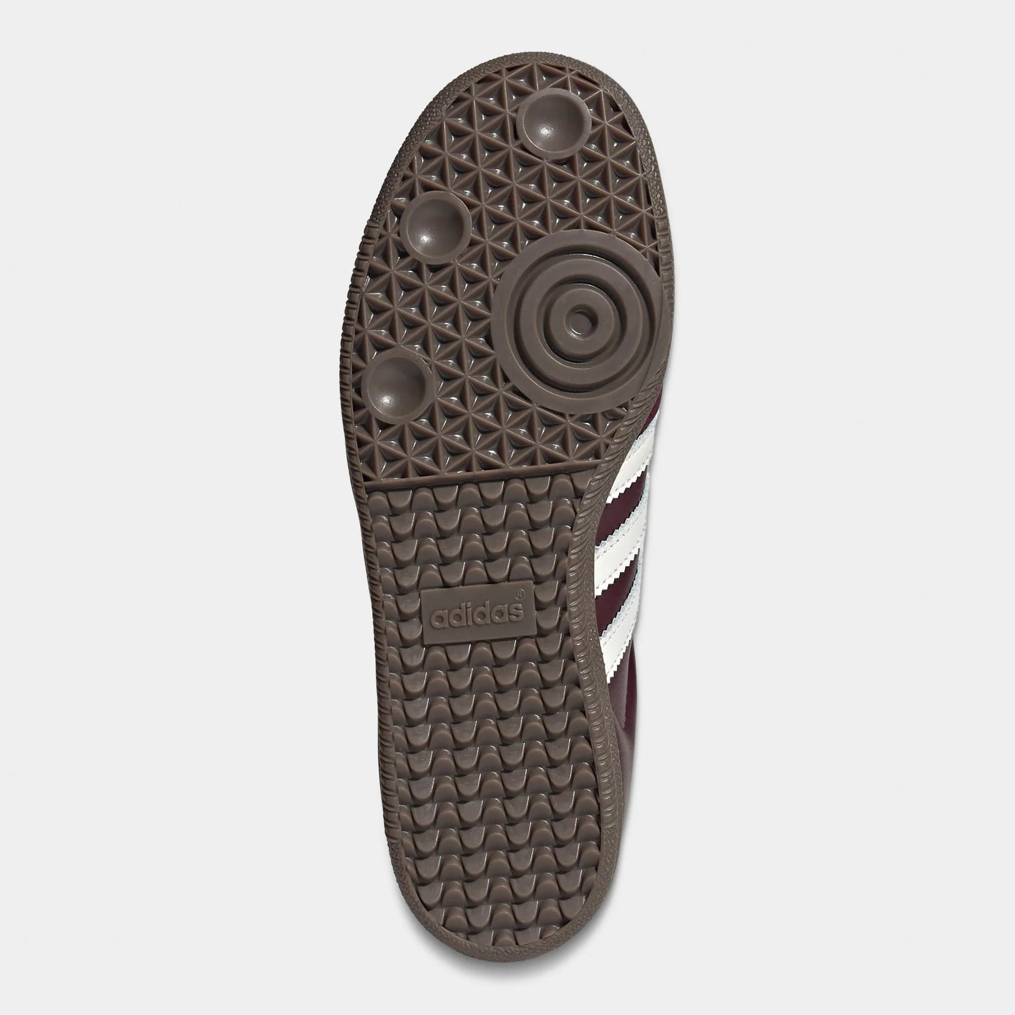 adidas Women's Samba OG Maroon / Off White - Gum - Image 6