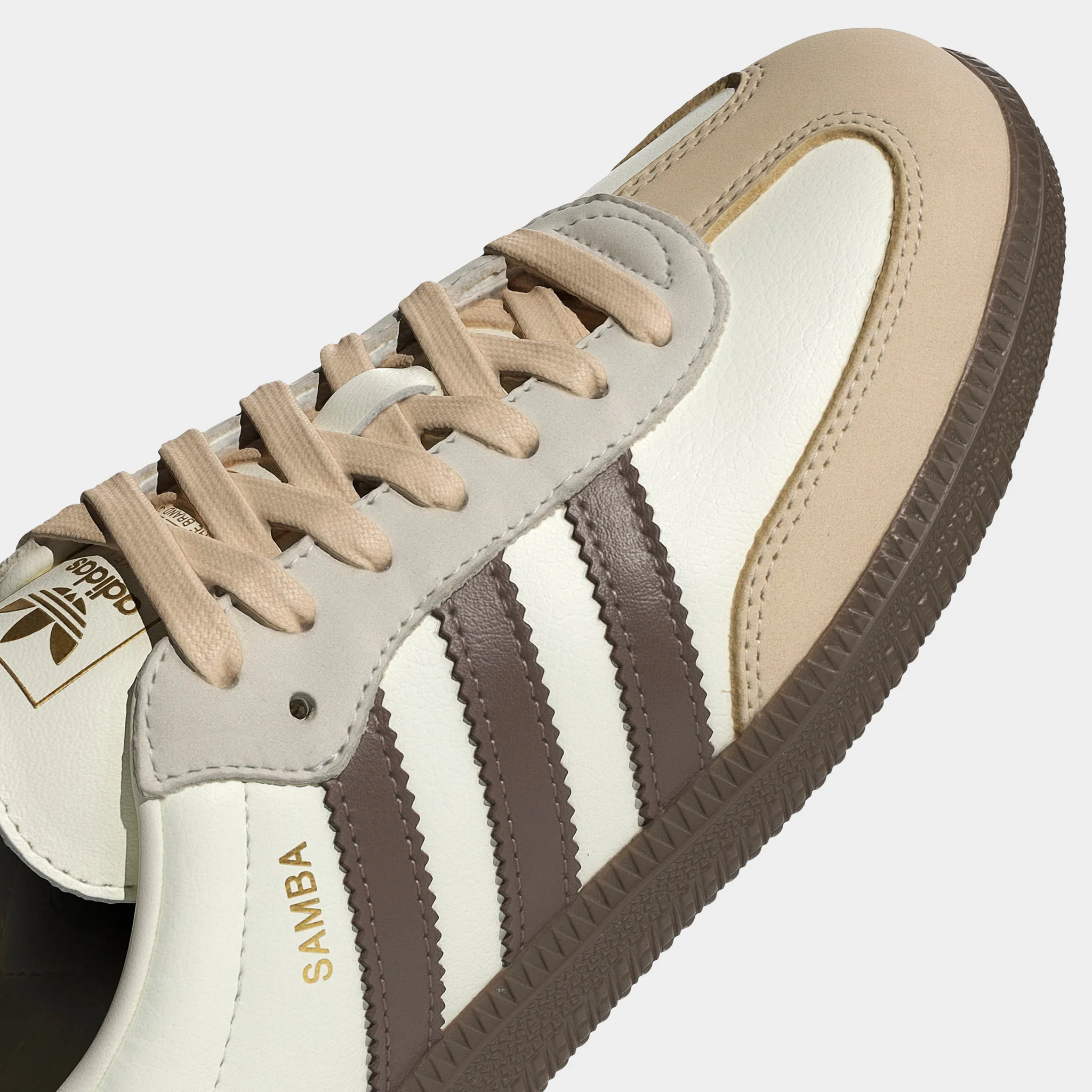 adidas Women's Samba OG Off White / Earth Strata - Gum - Image 3