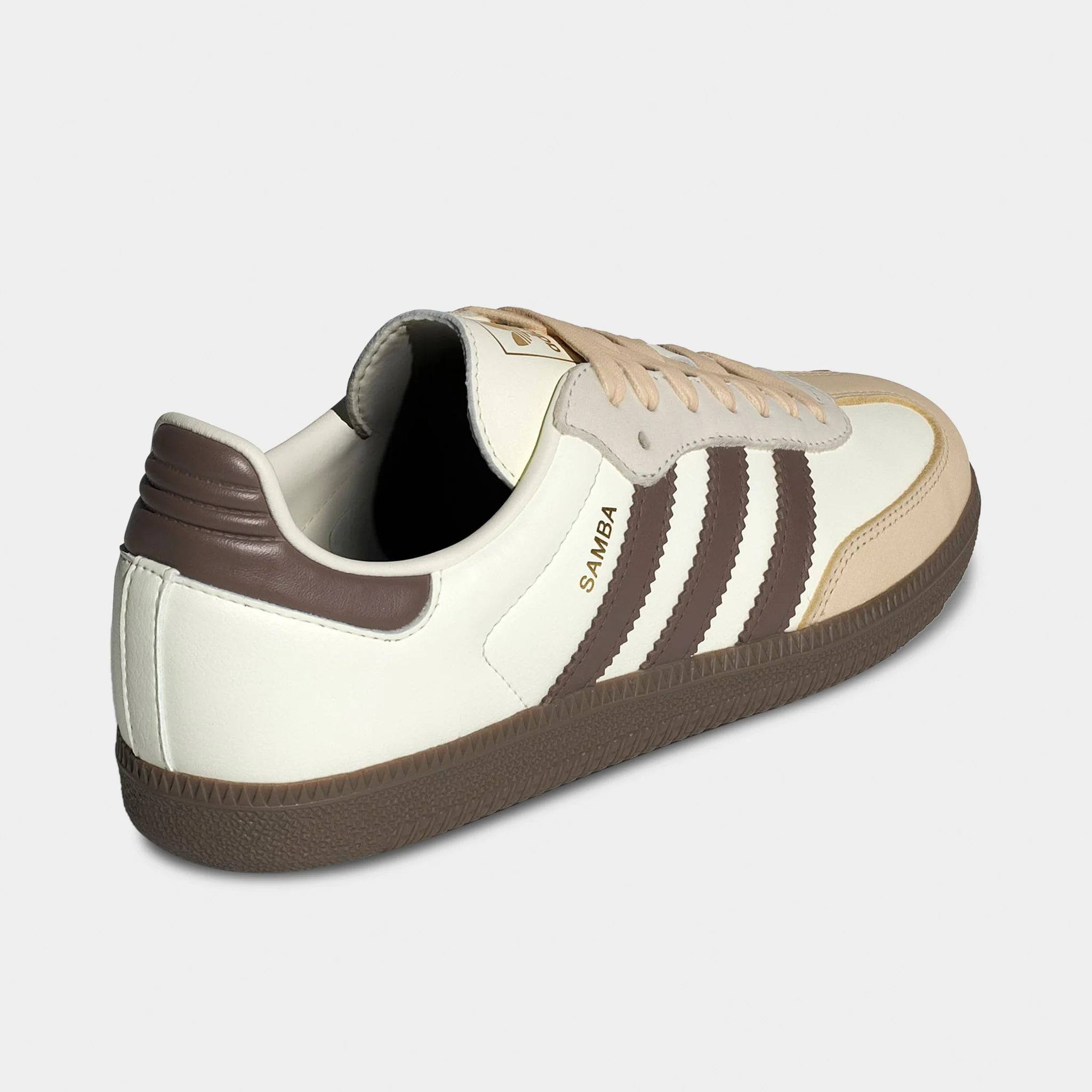 adidas Women's Samba OG Off White / Earth Strata - Gum - Image 4