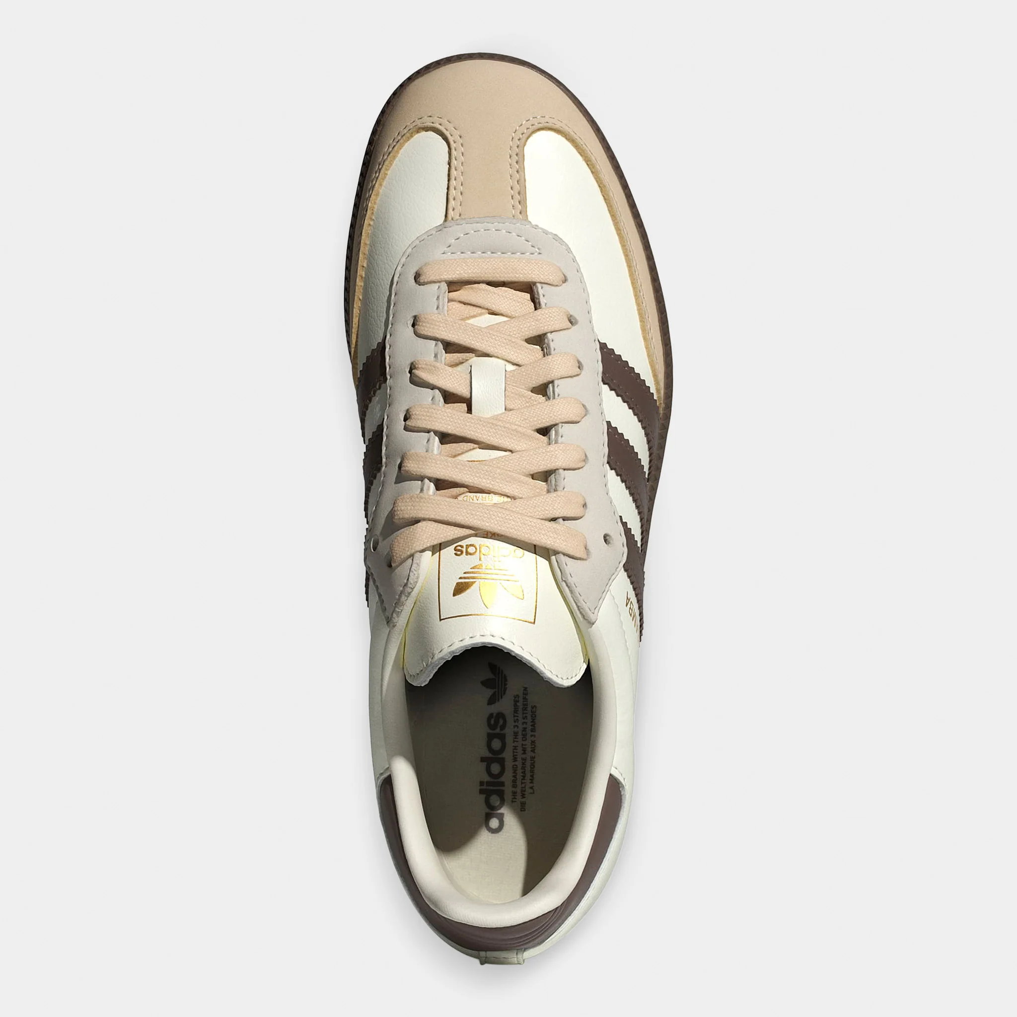 adidas Women's Samba OG Off White / Earth Strata - Gum - Image 5