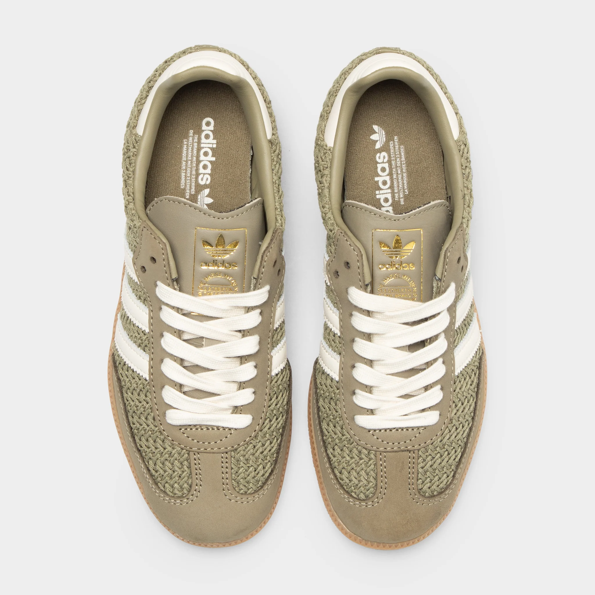 adidas Women's Samba OG Orbit Green / Cream White - Gum - Image 5