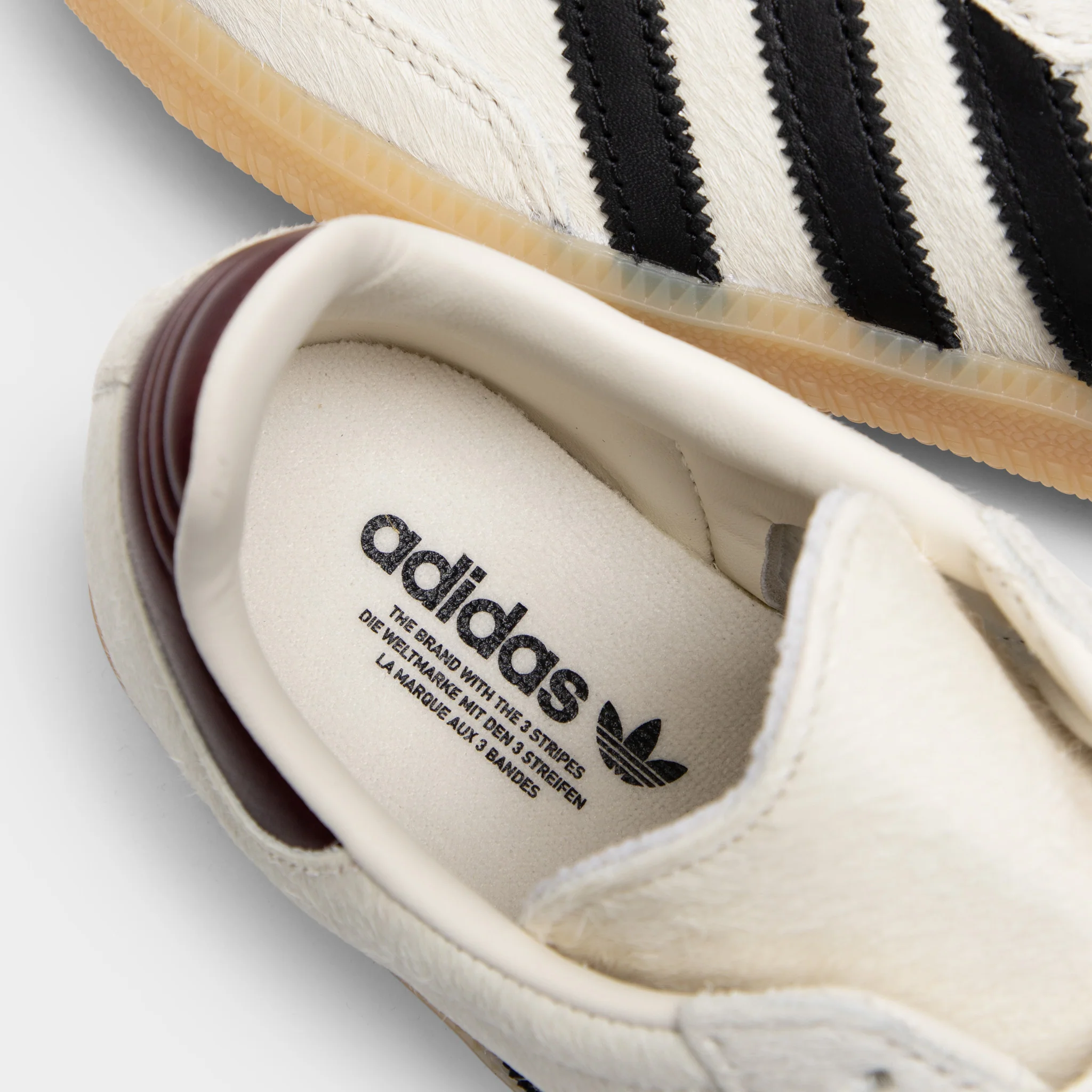 adidas Women's Samba OG Wonder White / Core Black - Gum - Image 3
