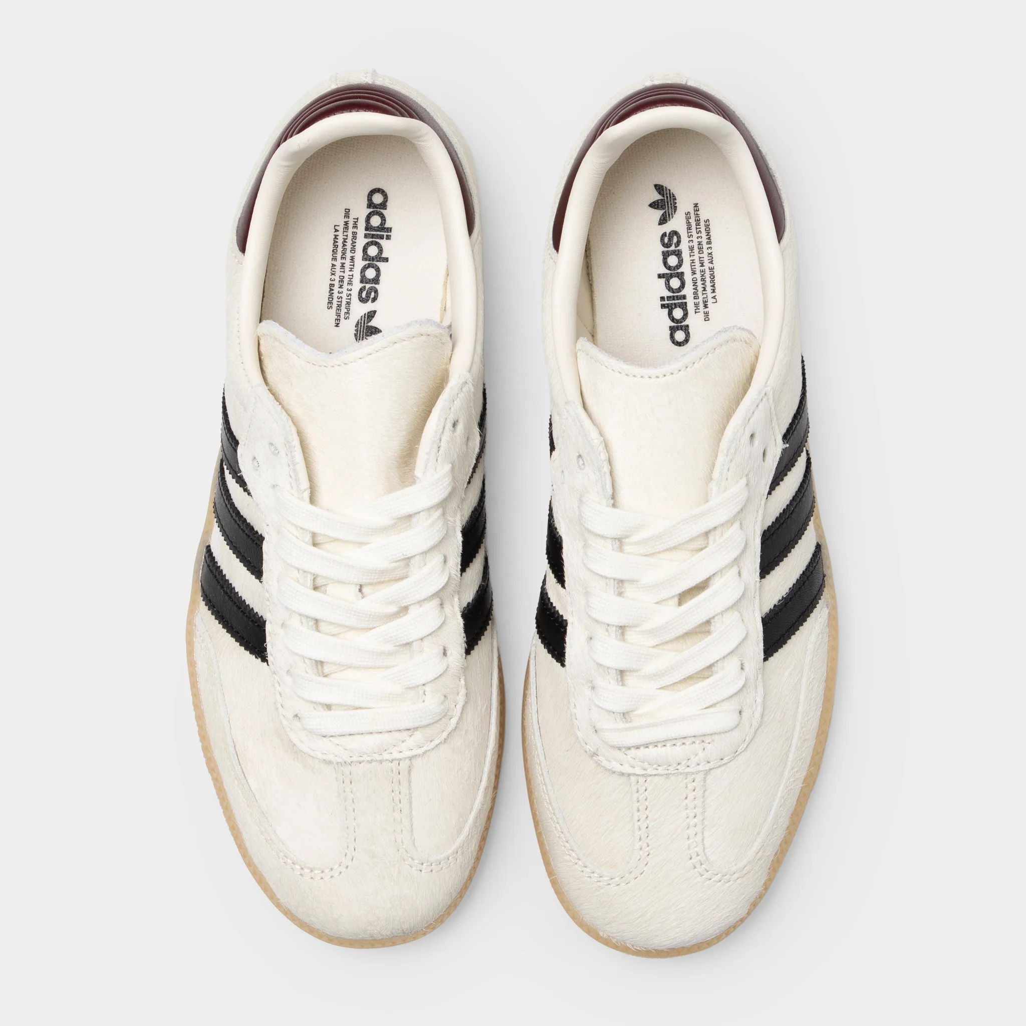 adidas Women's Samba OG Wonder White / Core Black - Gum - Image 5