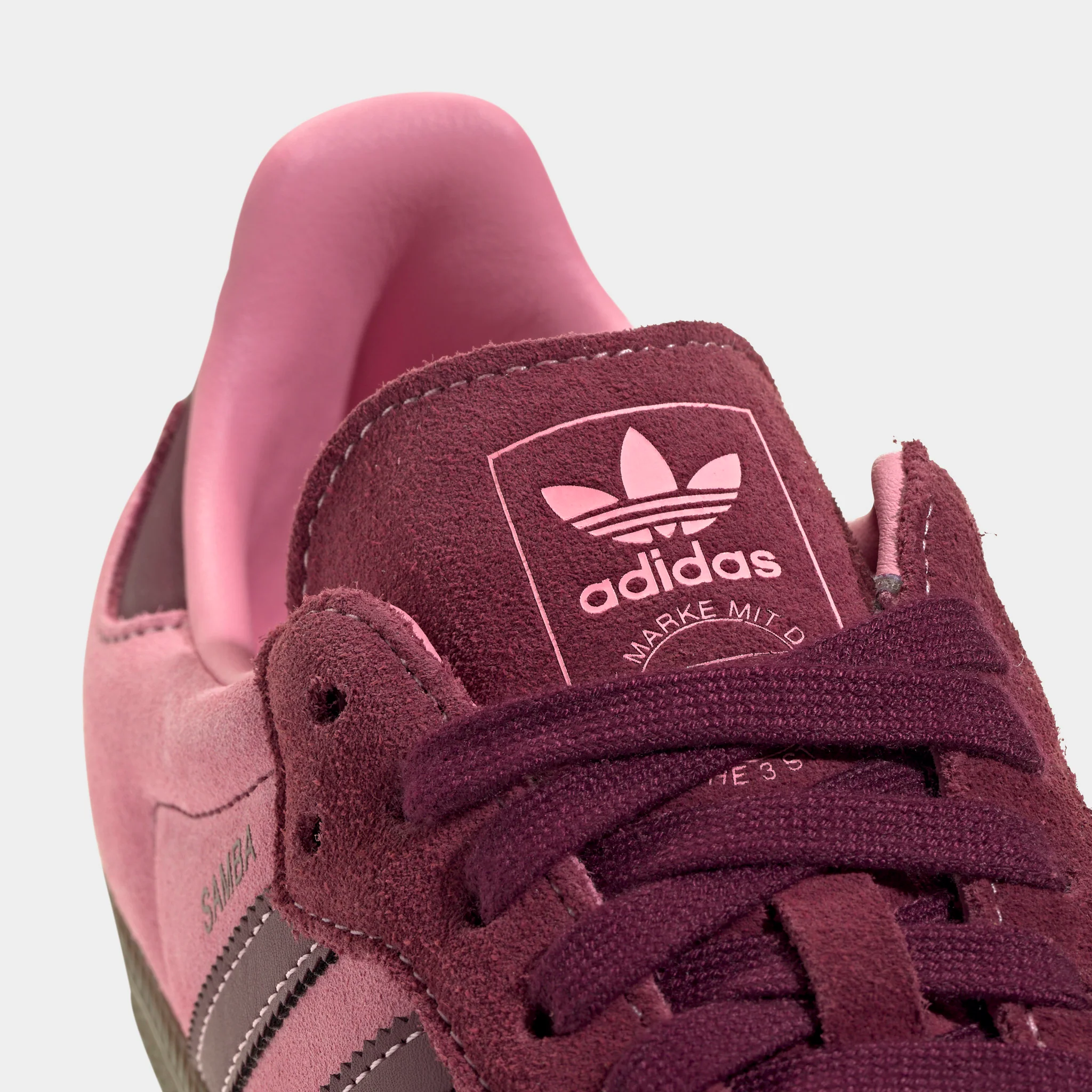 adidas Women's Samba Pink Spark / Shadow Red - Gum - Image 5