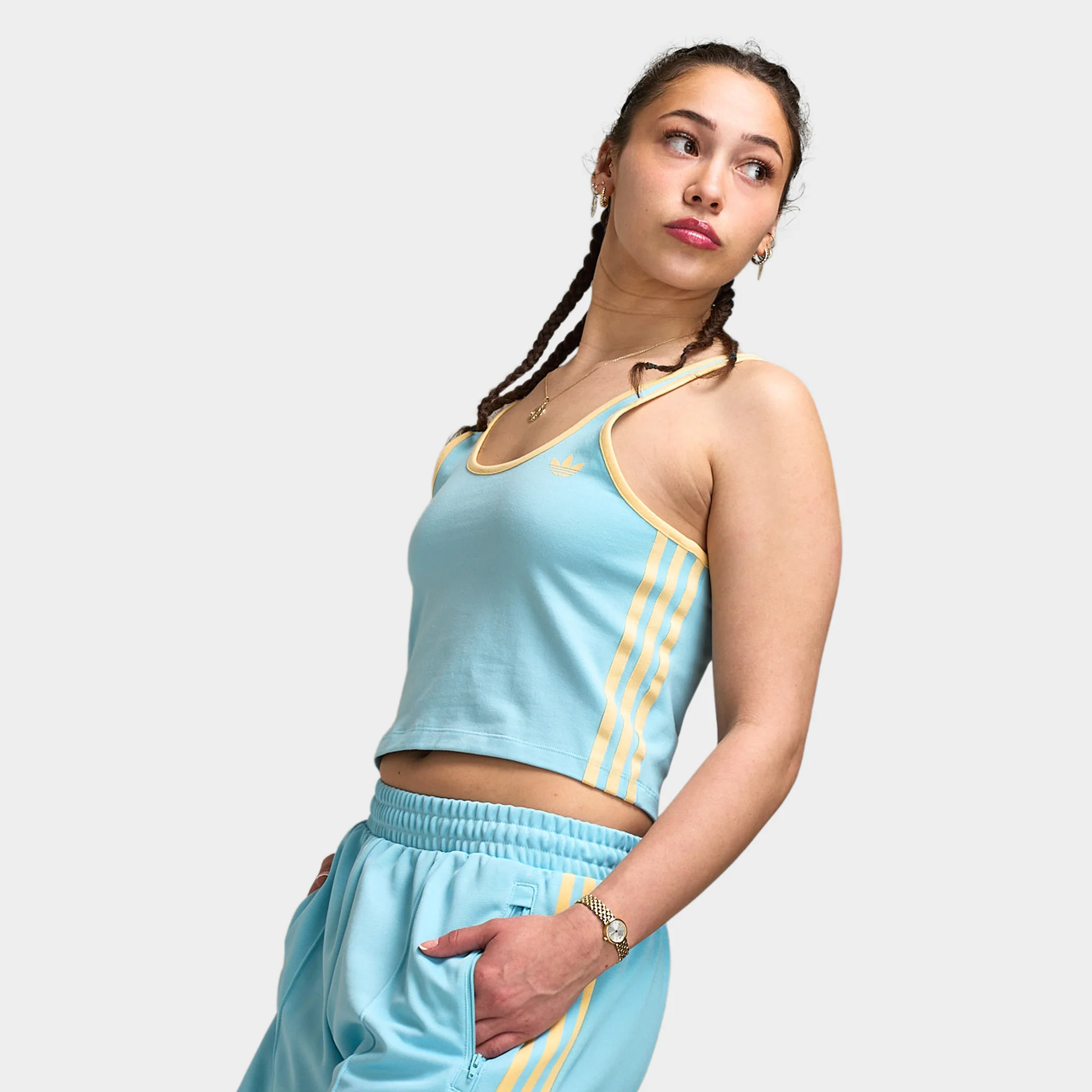 adidas Women's Slim Tank / Icey Blue - Image 4