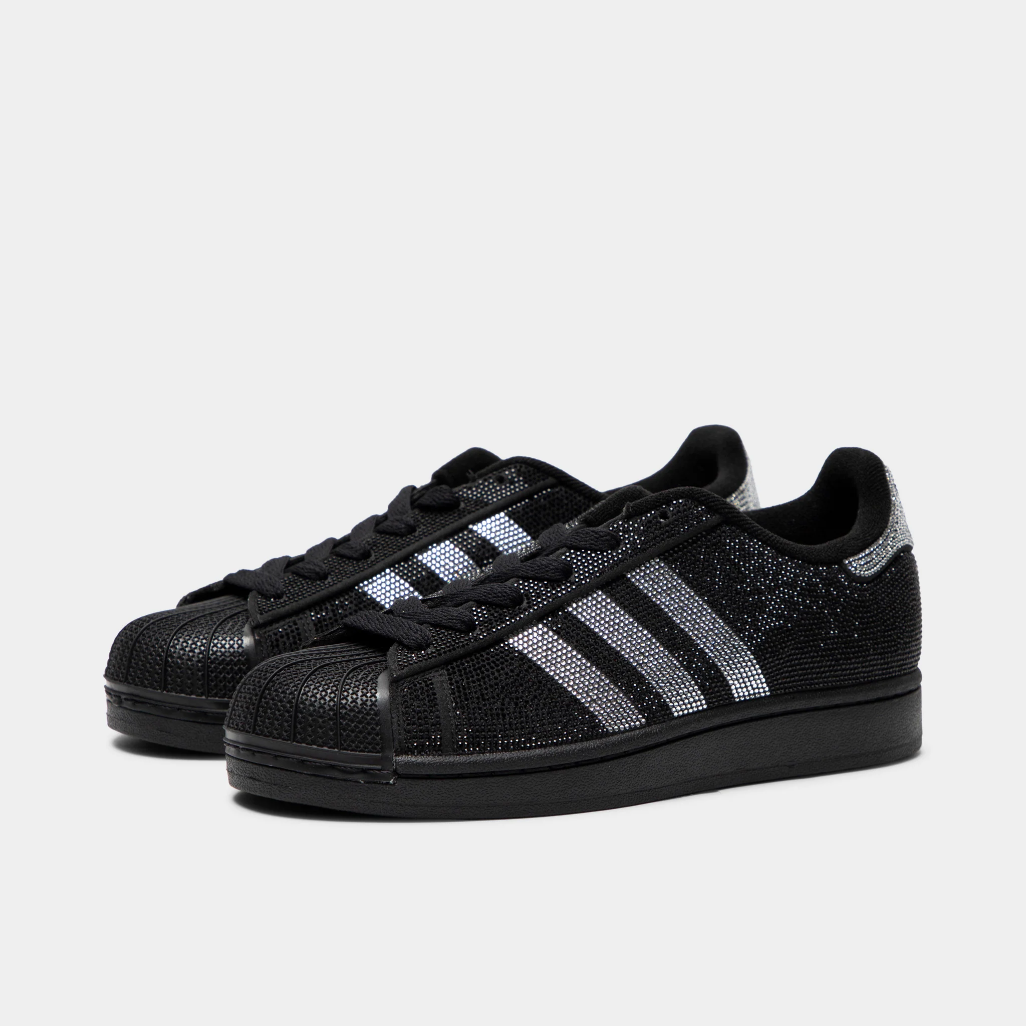 adidas Women's Superstar II Black / Silver Metallic - Image 2