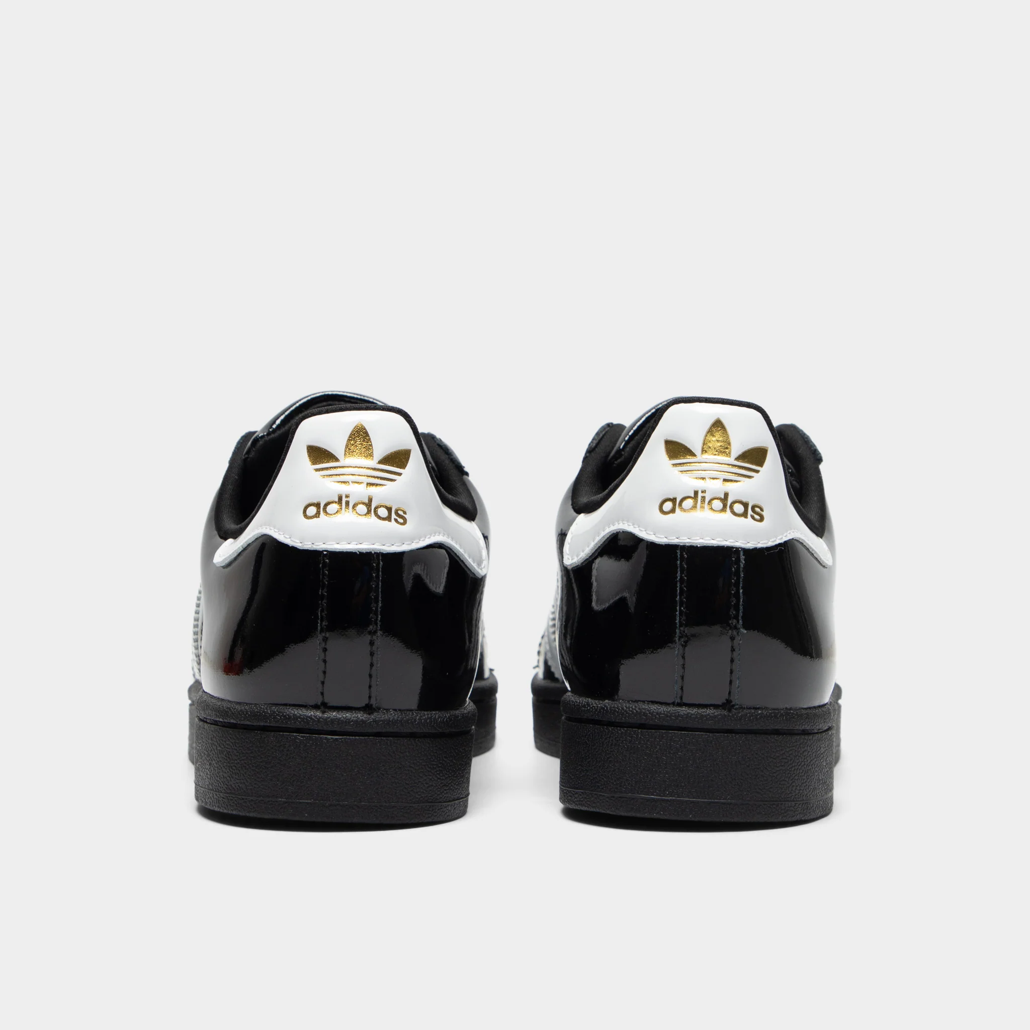 adidas Women's Superstar II Core Black / White - Gold Metallic - Image 4