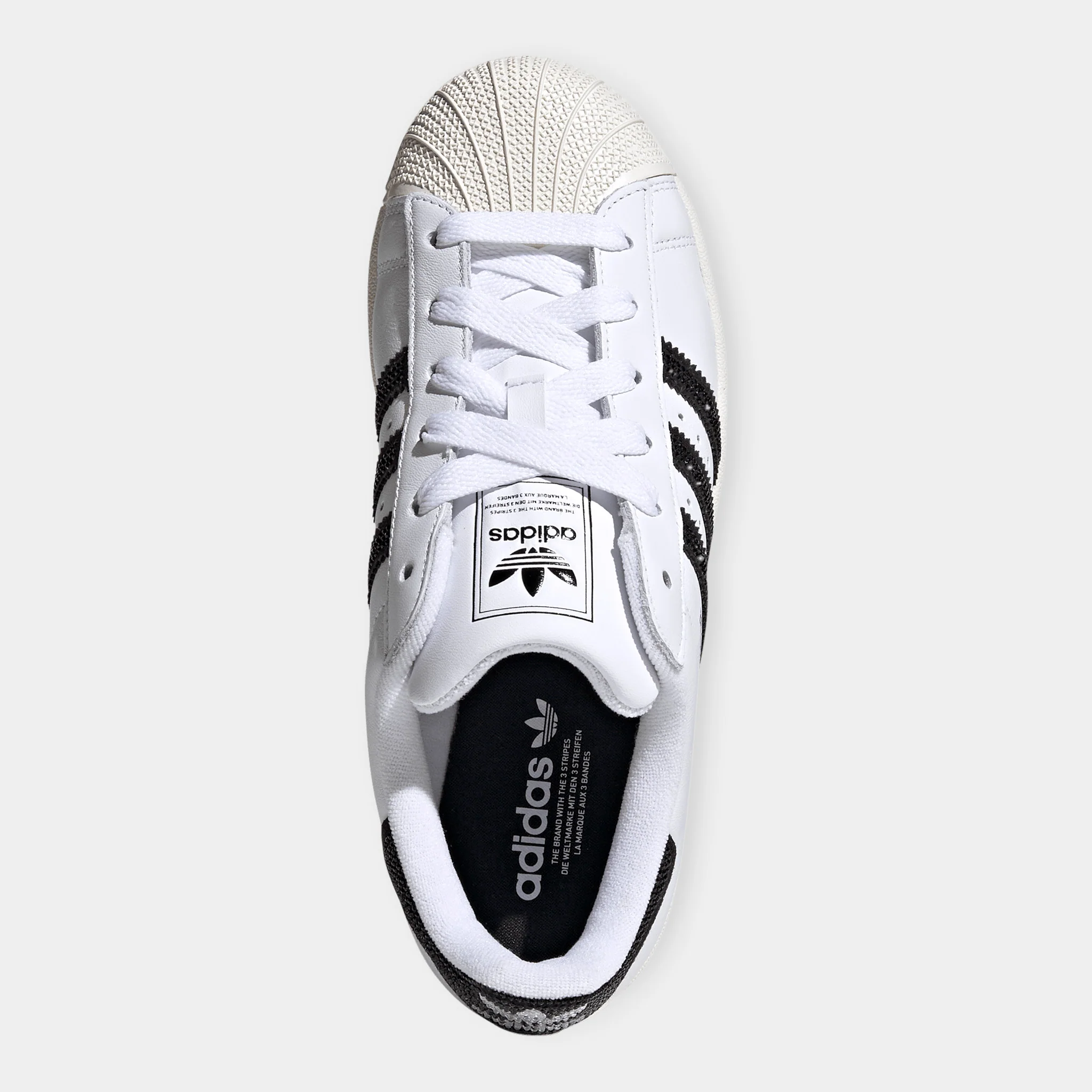 adidas Women's Superstar II White / Black - Off White - Image 6