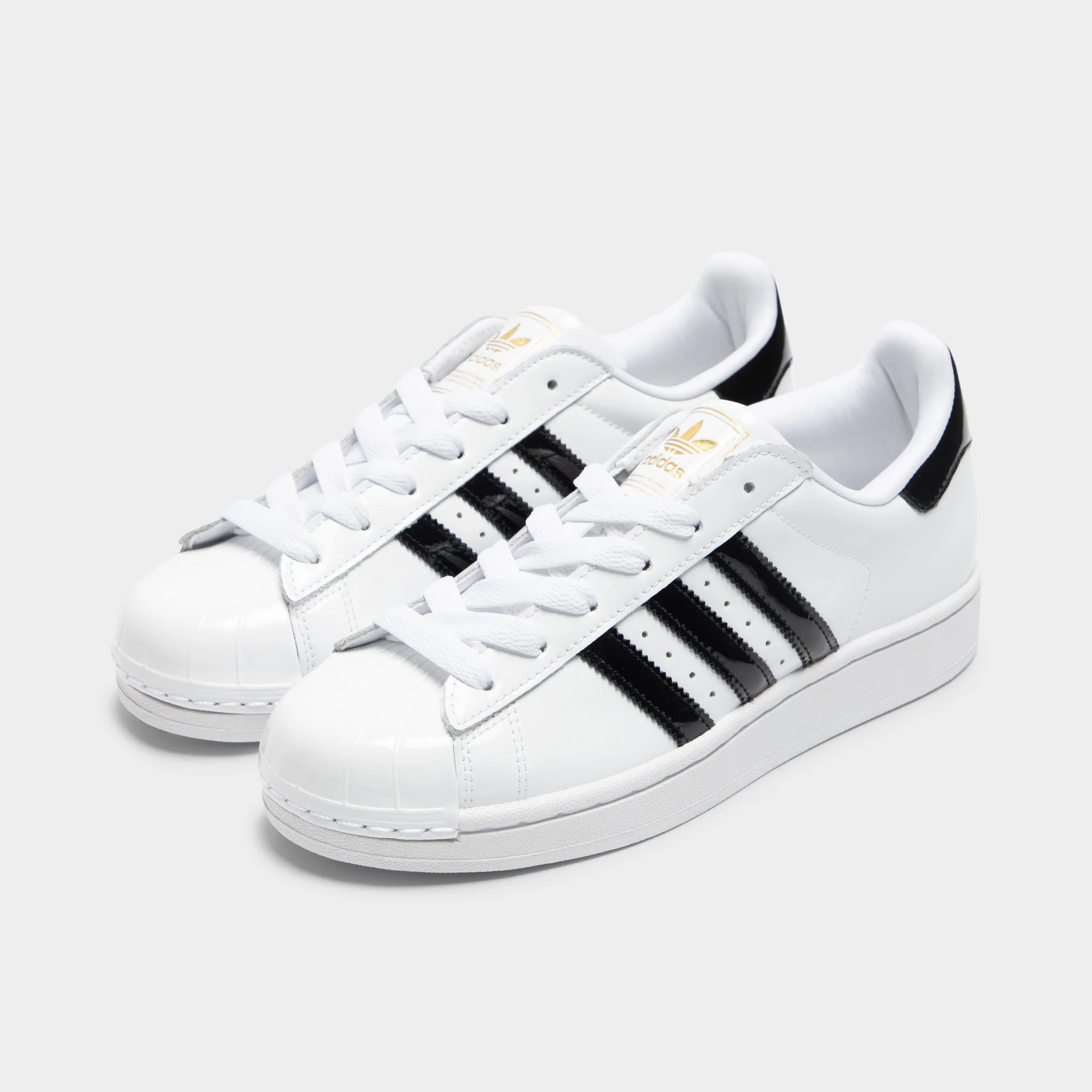 adidas Women's Superstar II White / Core Black - Gold Metallic - Image 2
