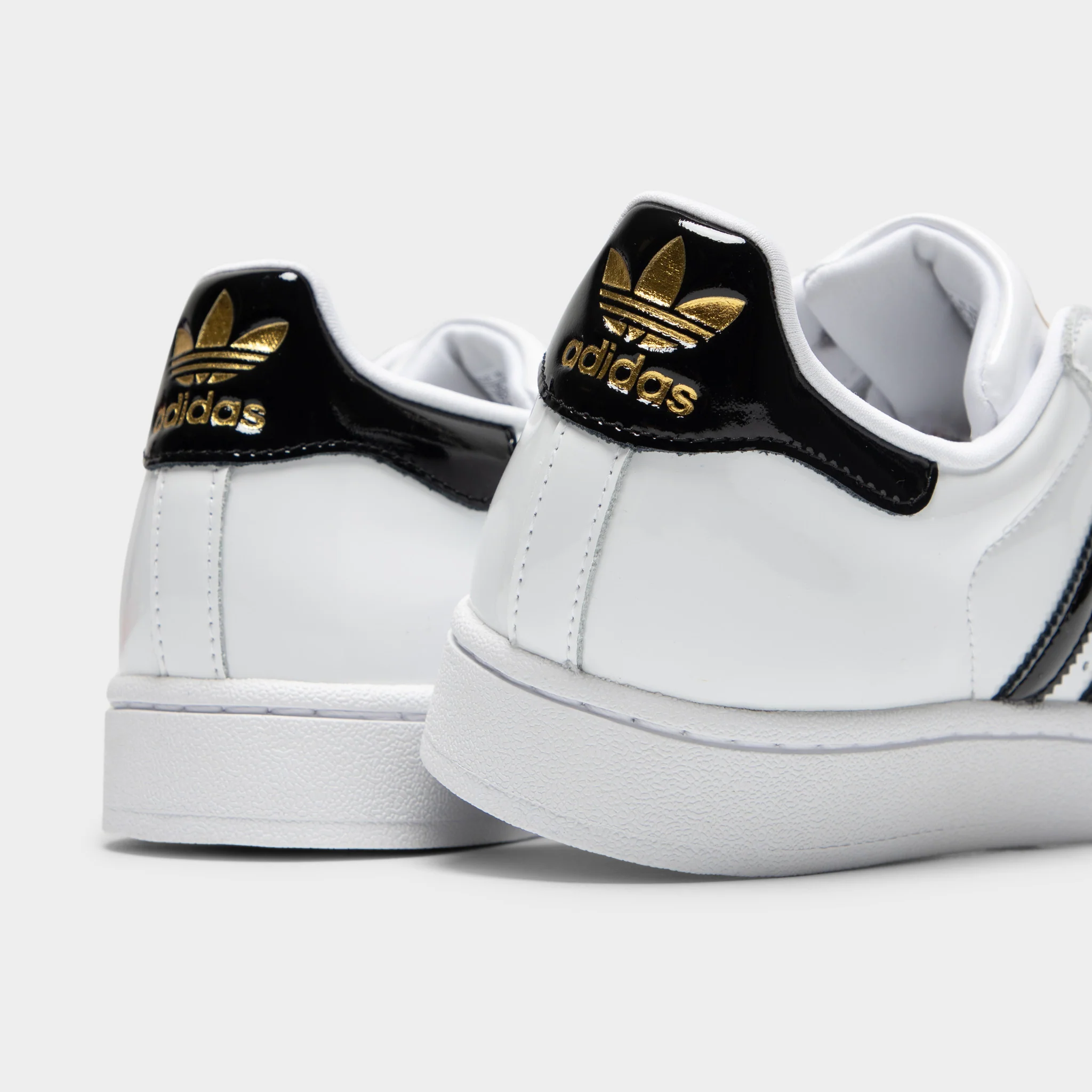 adidas Women's Superstar II White / Core Black - Gold Metallic - Image 3