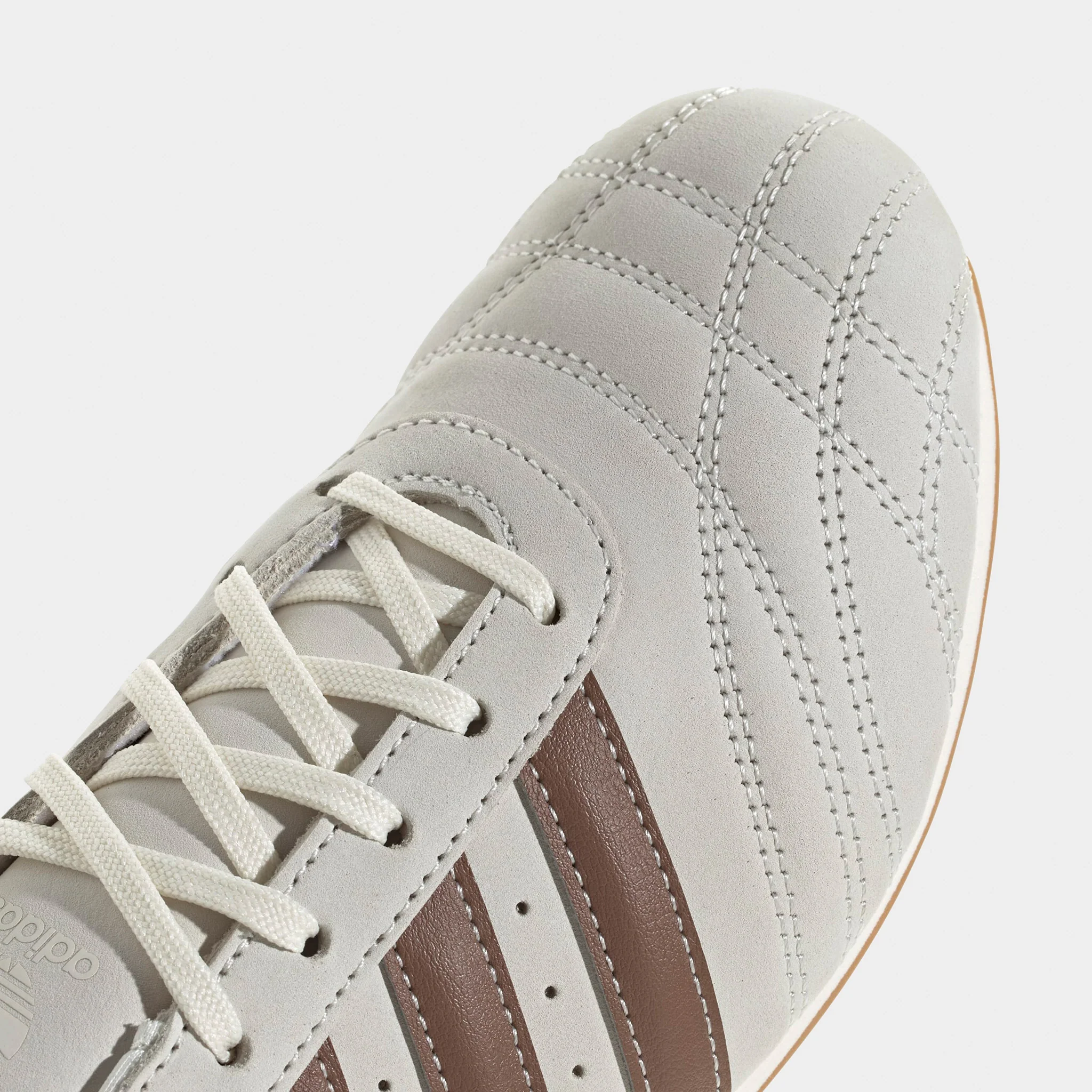 adidas Women's Taekwondo Lace Off White / Preloved Brown - Gum - Image 3